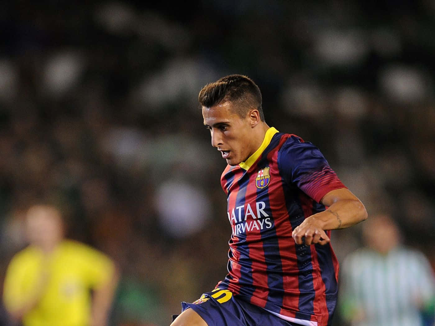 Cristian Tello Against Real Betis Balompie Background