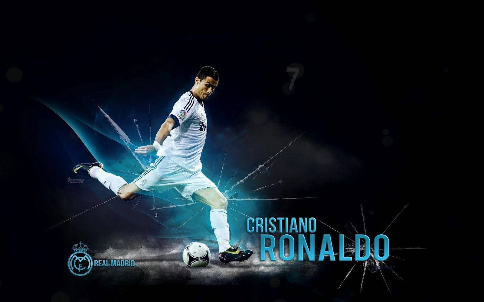 Cristiano Ronaldo Cool Still Shot Art Background