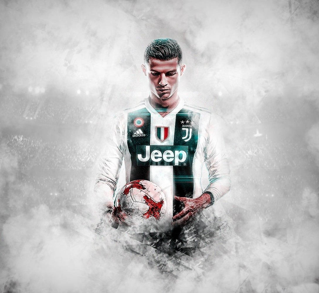 Cristiano Ronaldo Juventus Jeep-adidas Jersey Background