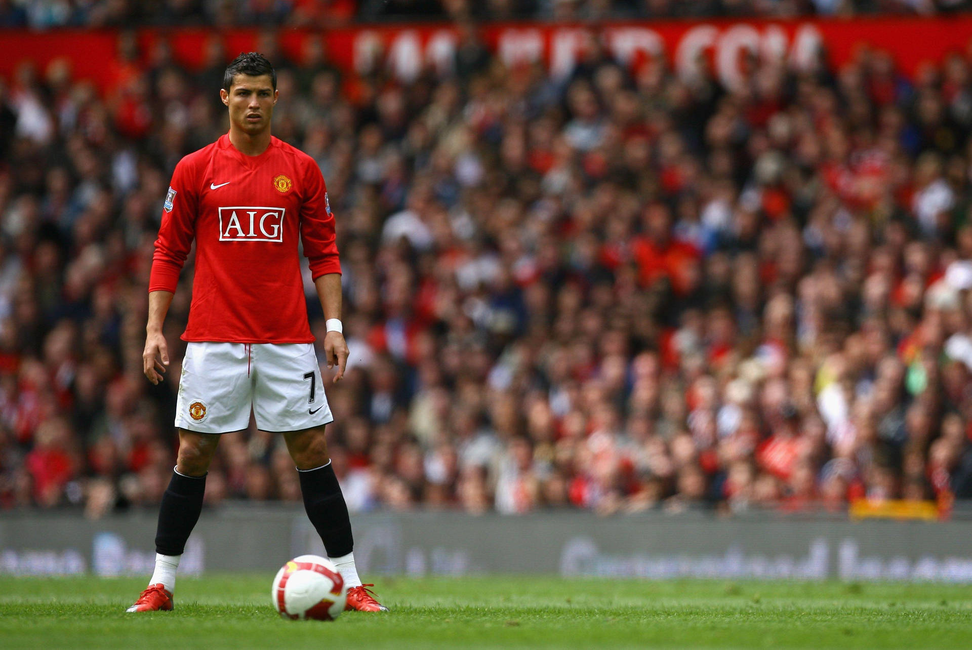 Cristiano Ronaldo Manchester United Free Kick Background
