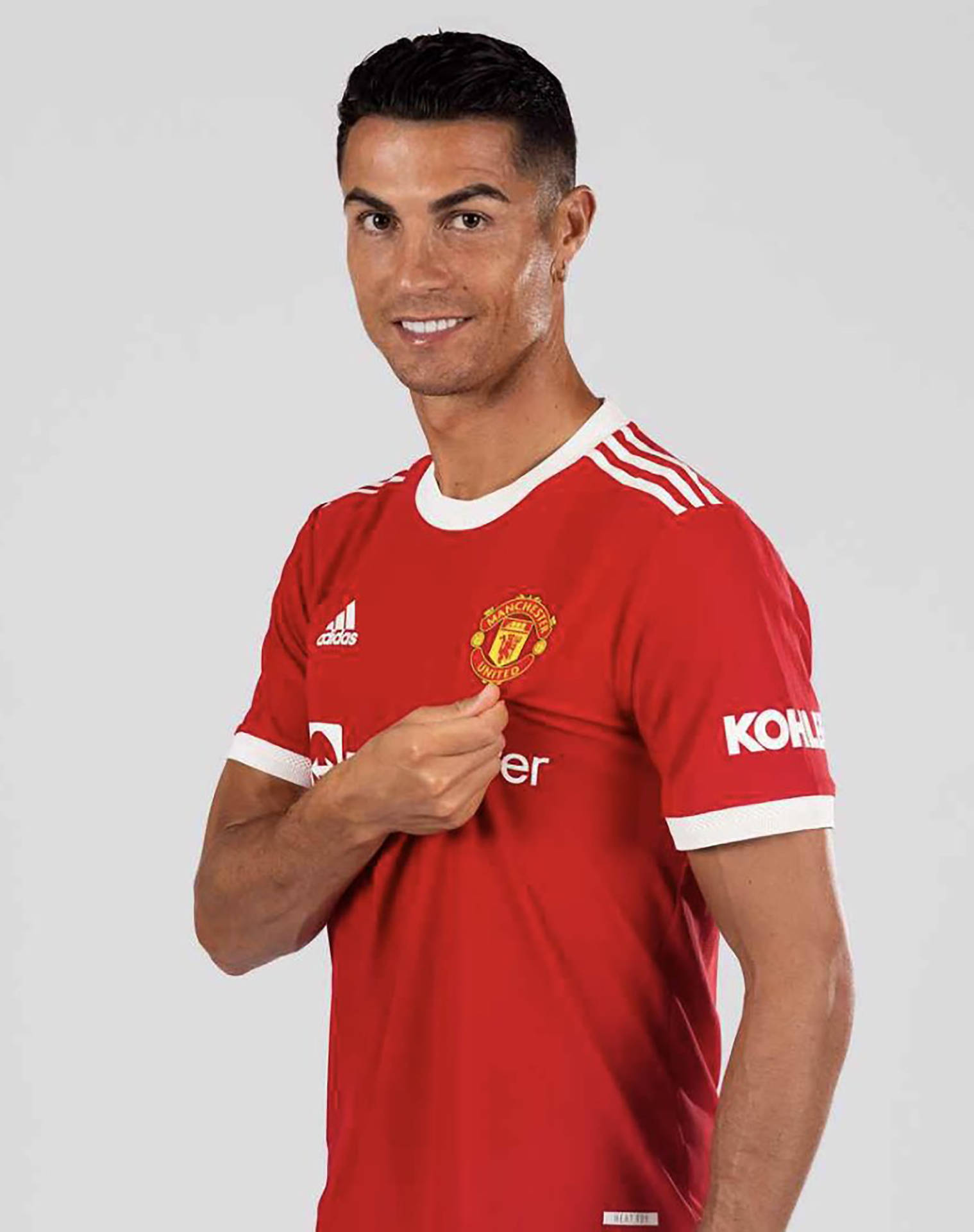 Cristiano Ronaldo Manchester United Photoshoot Background