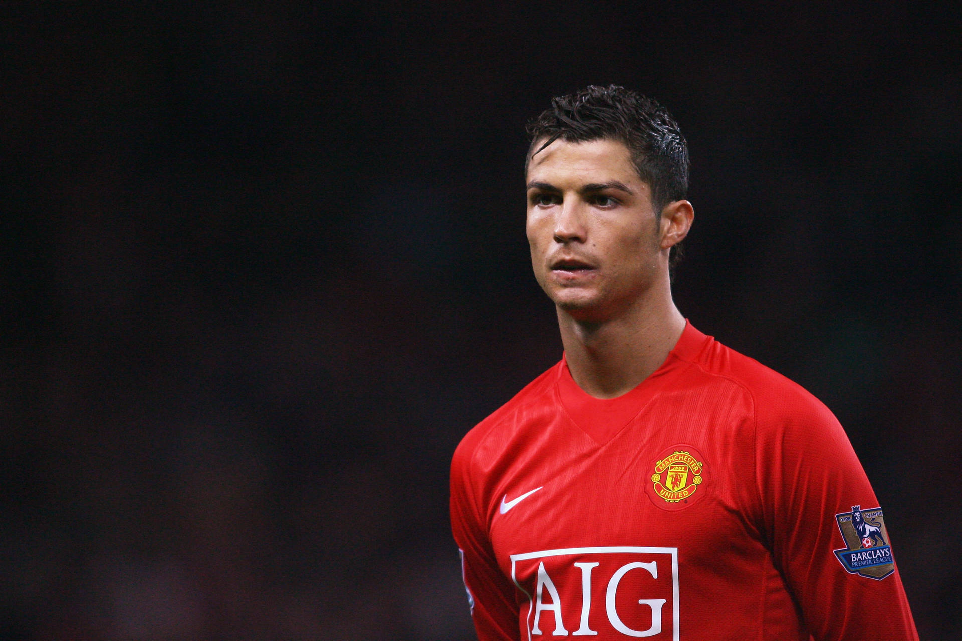Cristiano Ronaldo Manchester United Striker Background