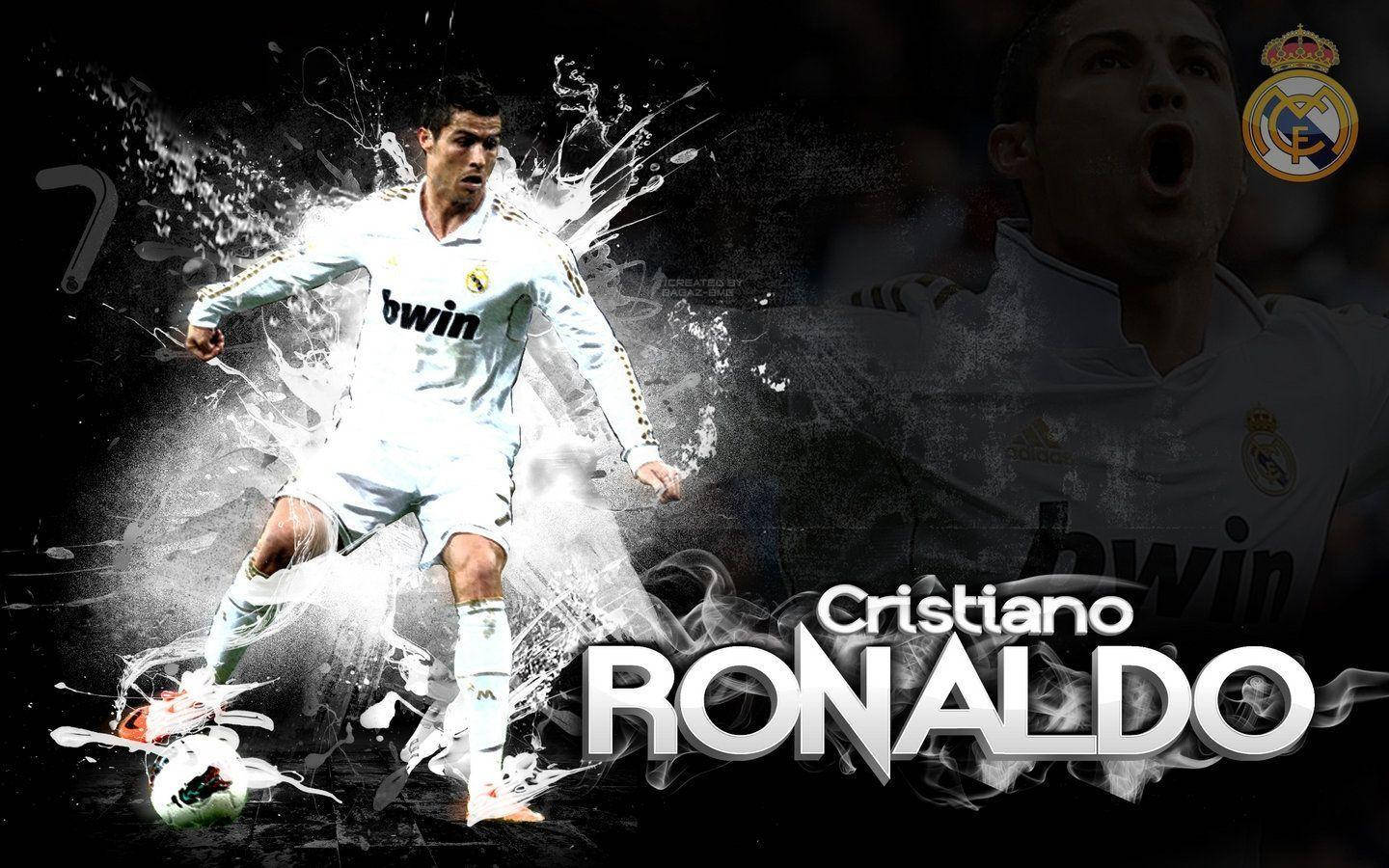 Cristiano Ronaldo Of Real Madrid Cf Background