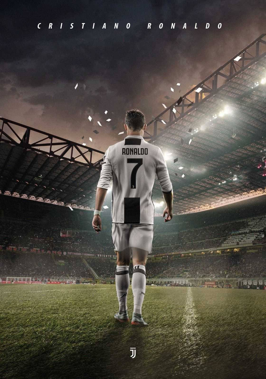 Cristiano Ronaldo Portugal Juventus Stadium Background