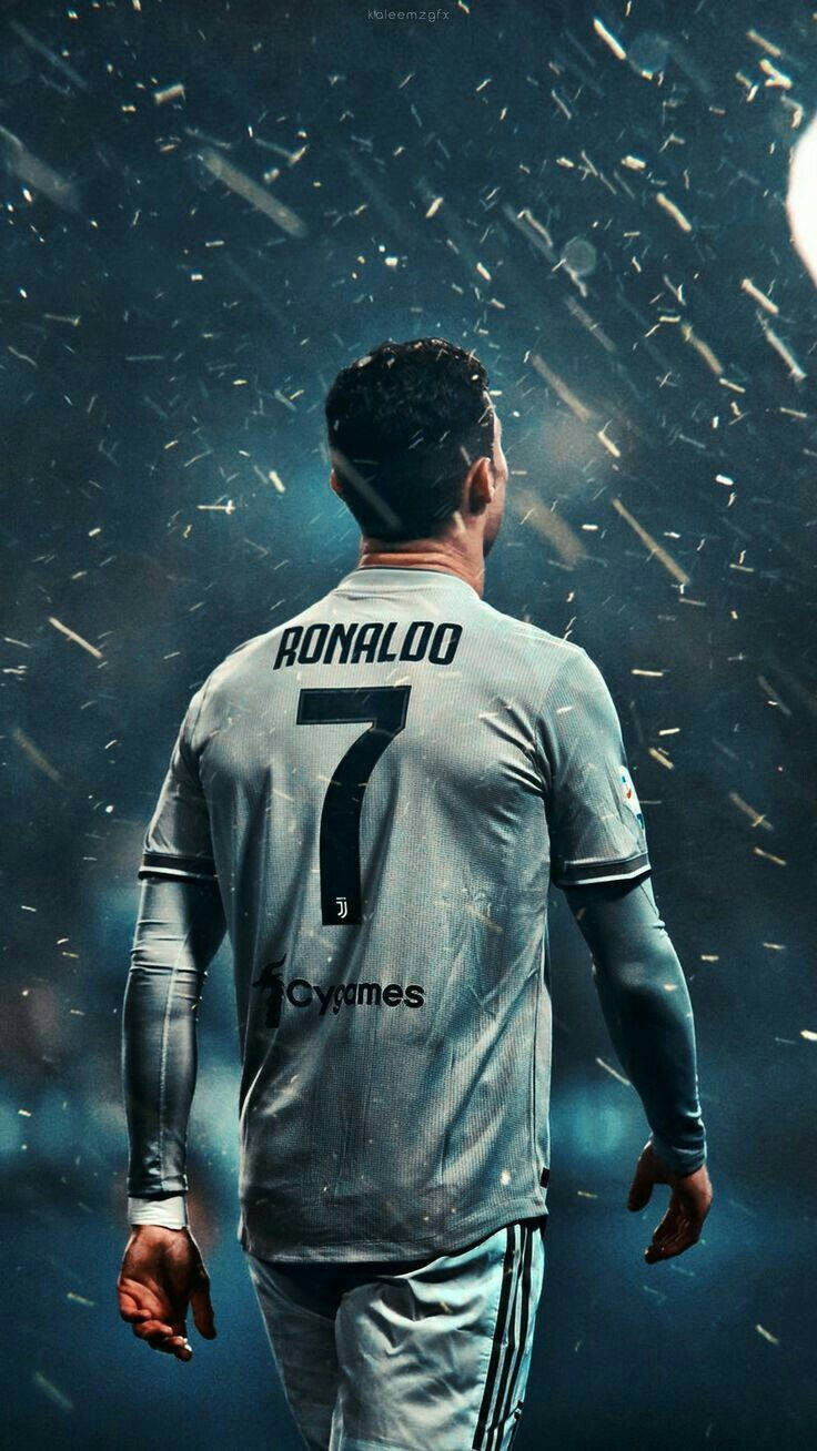 Cristiano Ronaldo Portugal Raining Background
