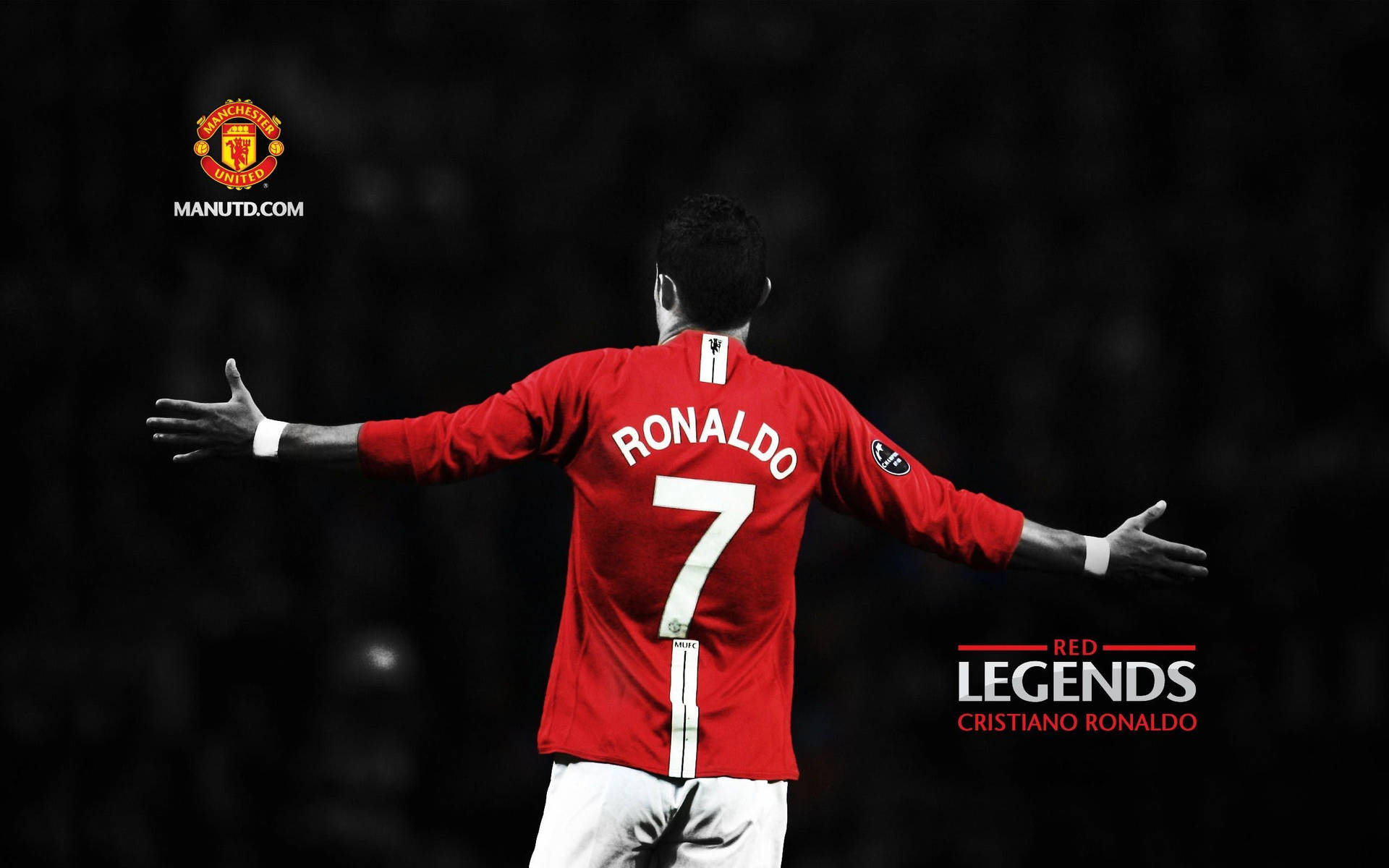 Cristiano Ronaldo Portugal Red Legends Background
