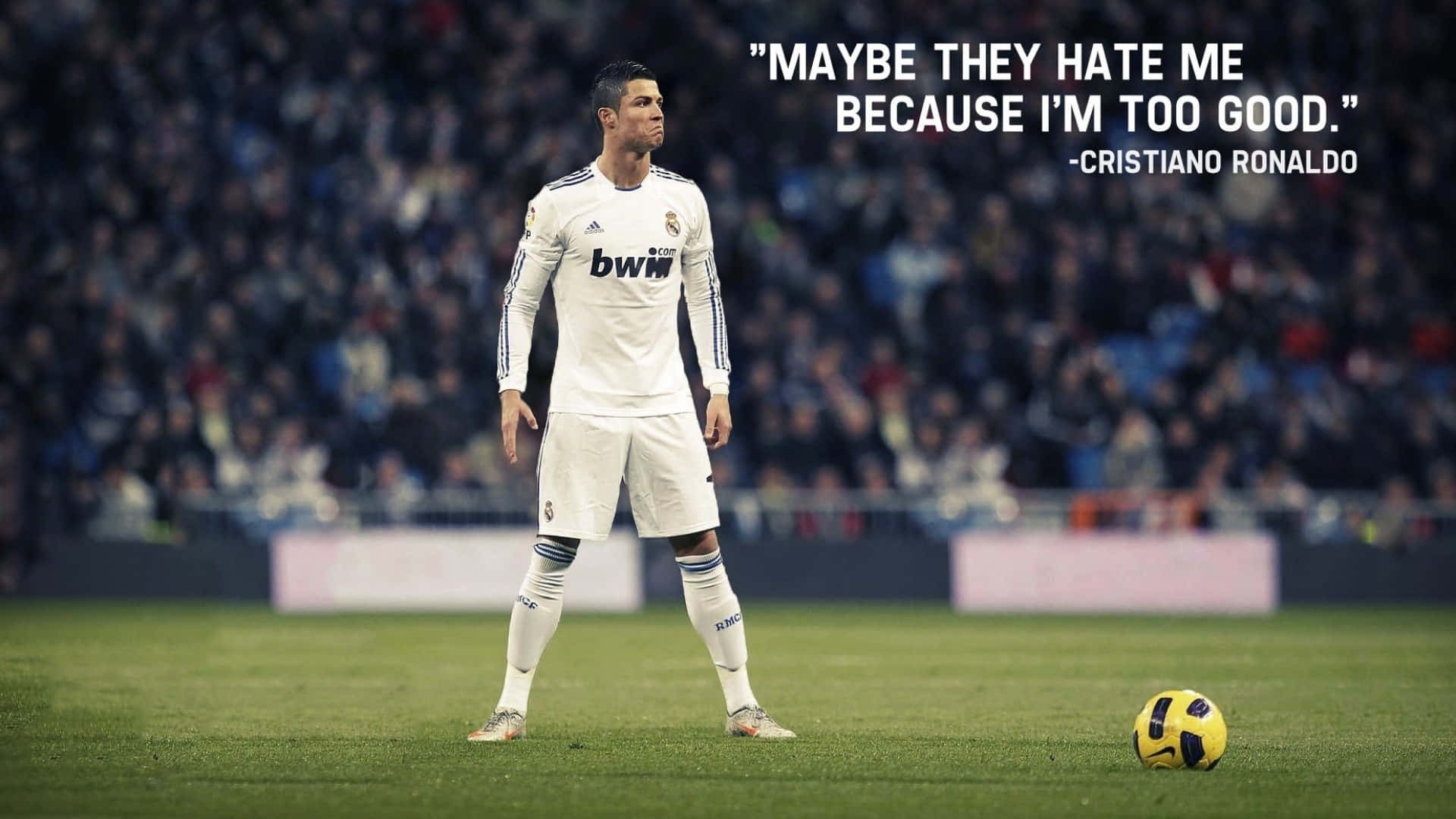 Cristiano Ronaldo Showing Off His Soccer Skills Background