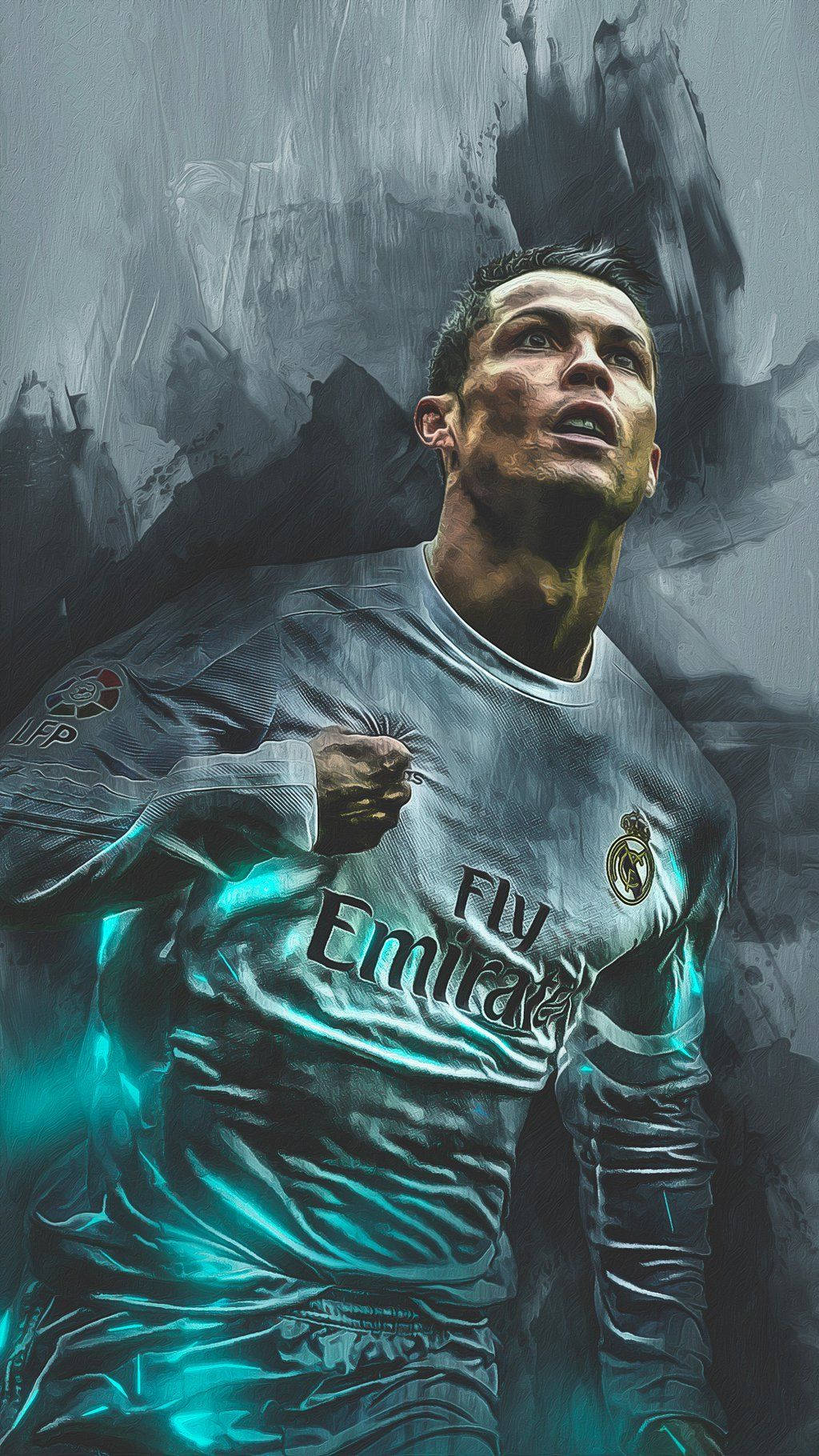 Cristiano Ronaldo, Soccer Legend From Portugal Background