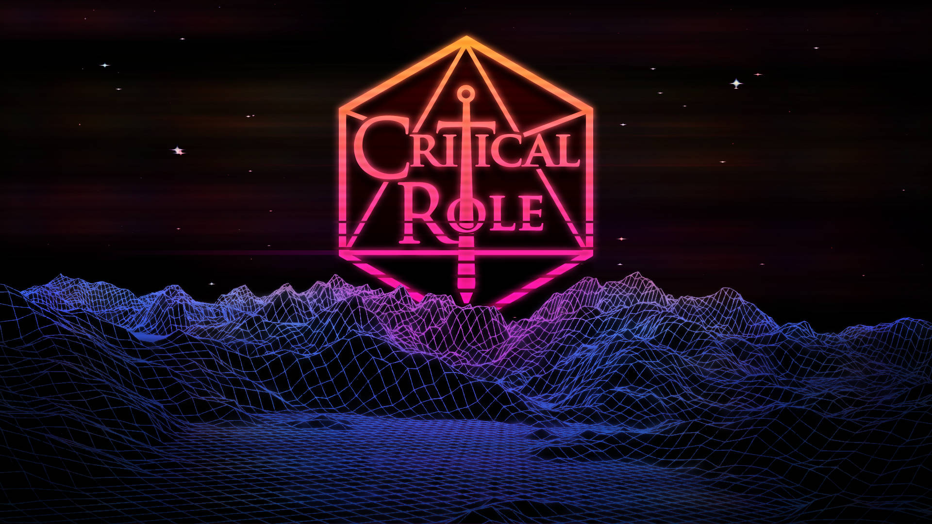 Critical Role Logo Mountain Fan Art Background