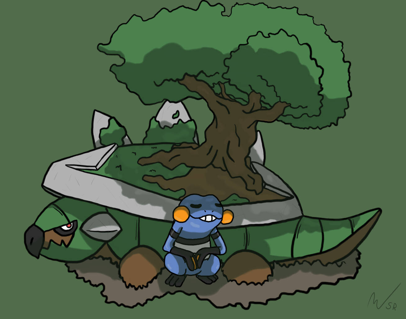 Croagunk And Torterra