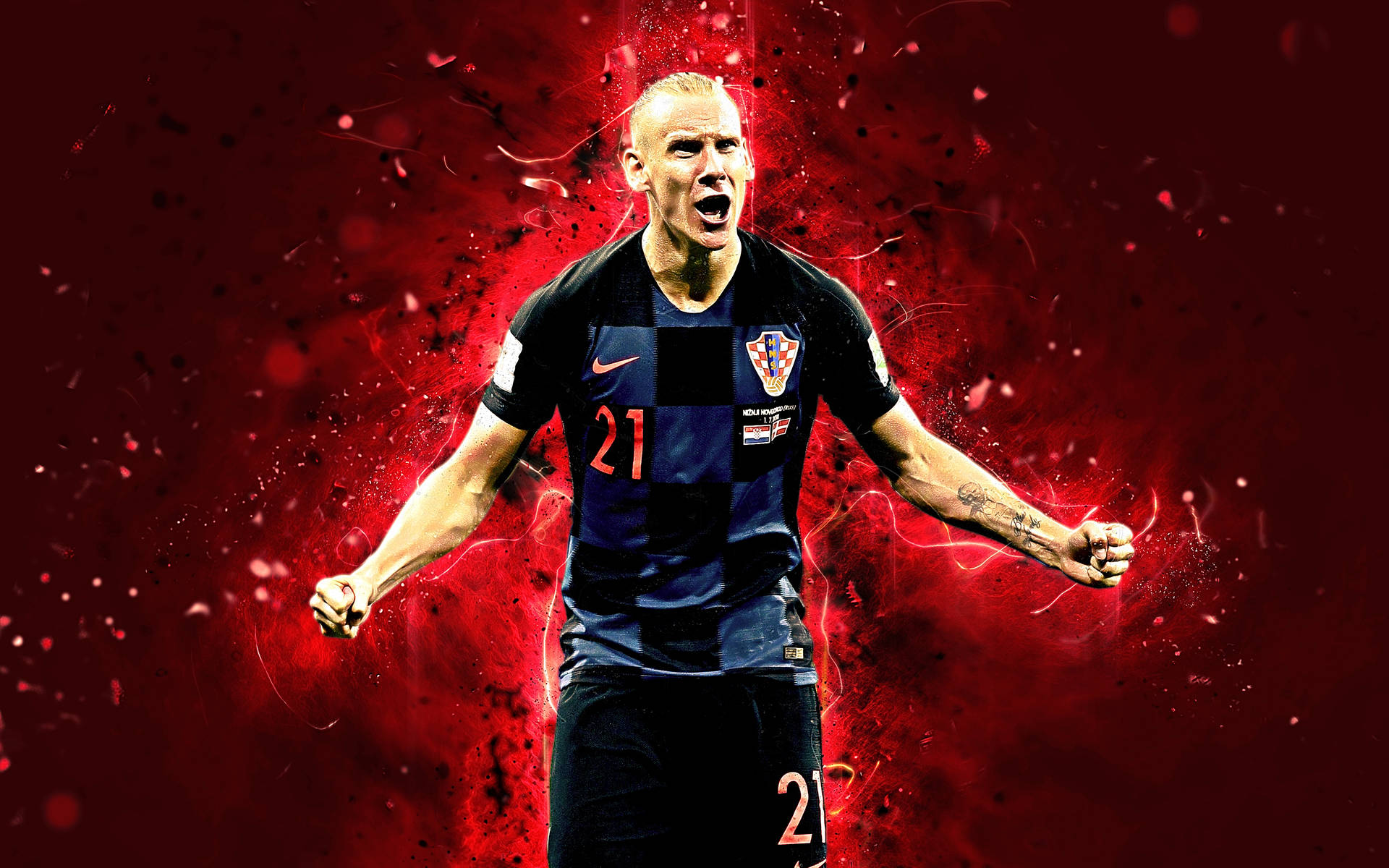 Croatia Domagoj Vida Background