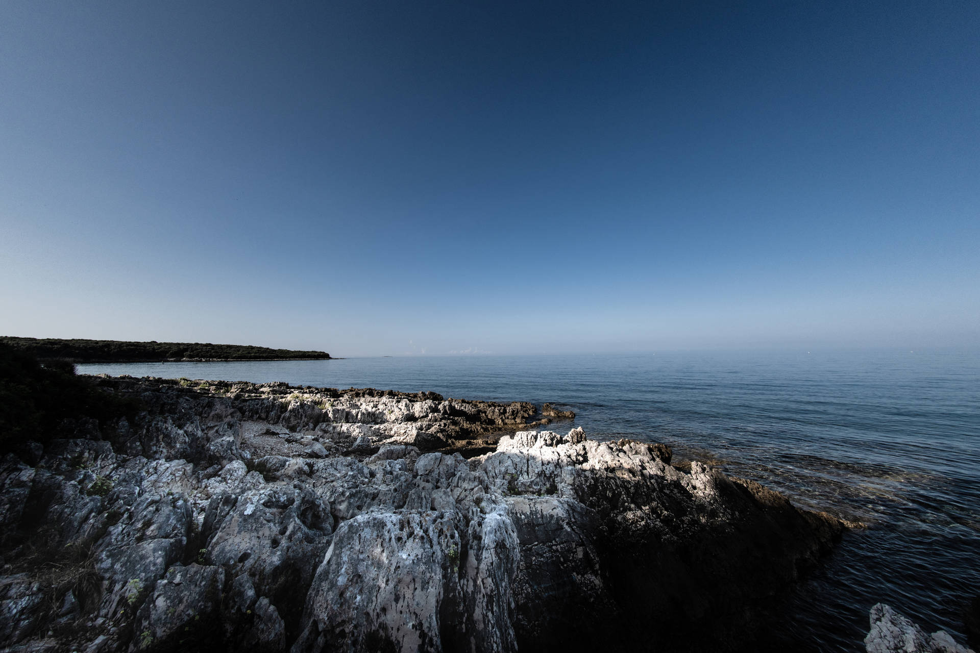 Croatia Glaciokarst Blue Sky Background