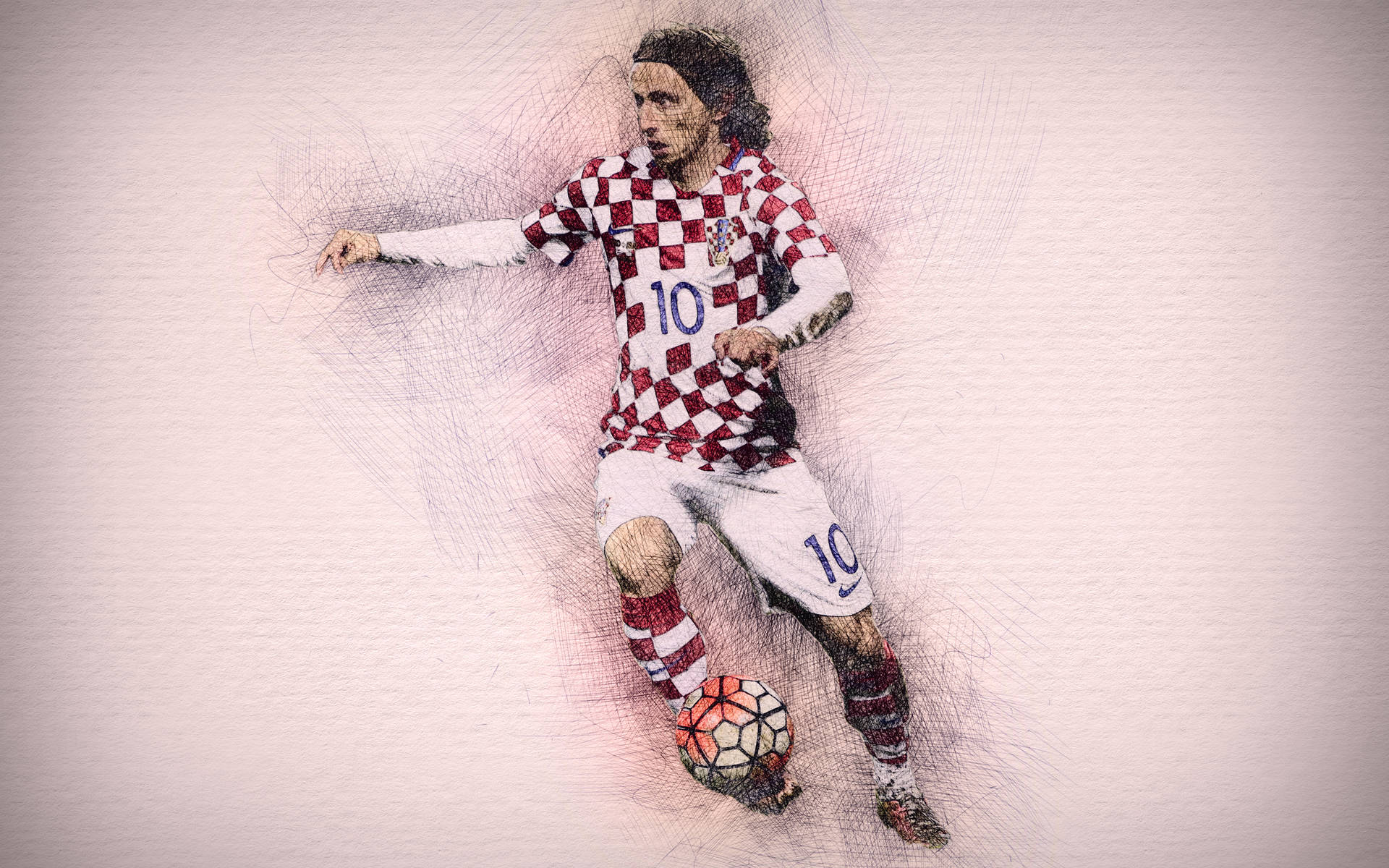 Croatia Luka Modrić Background