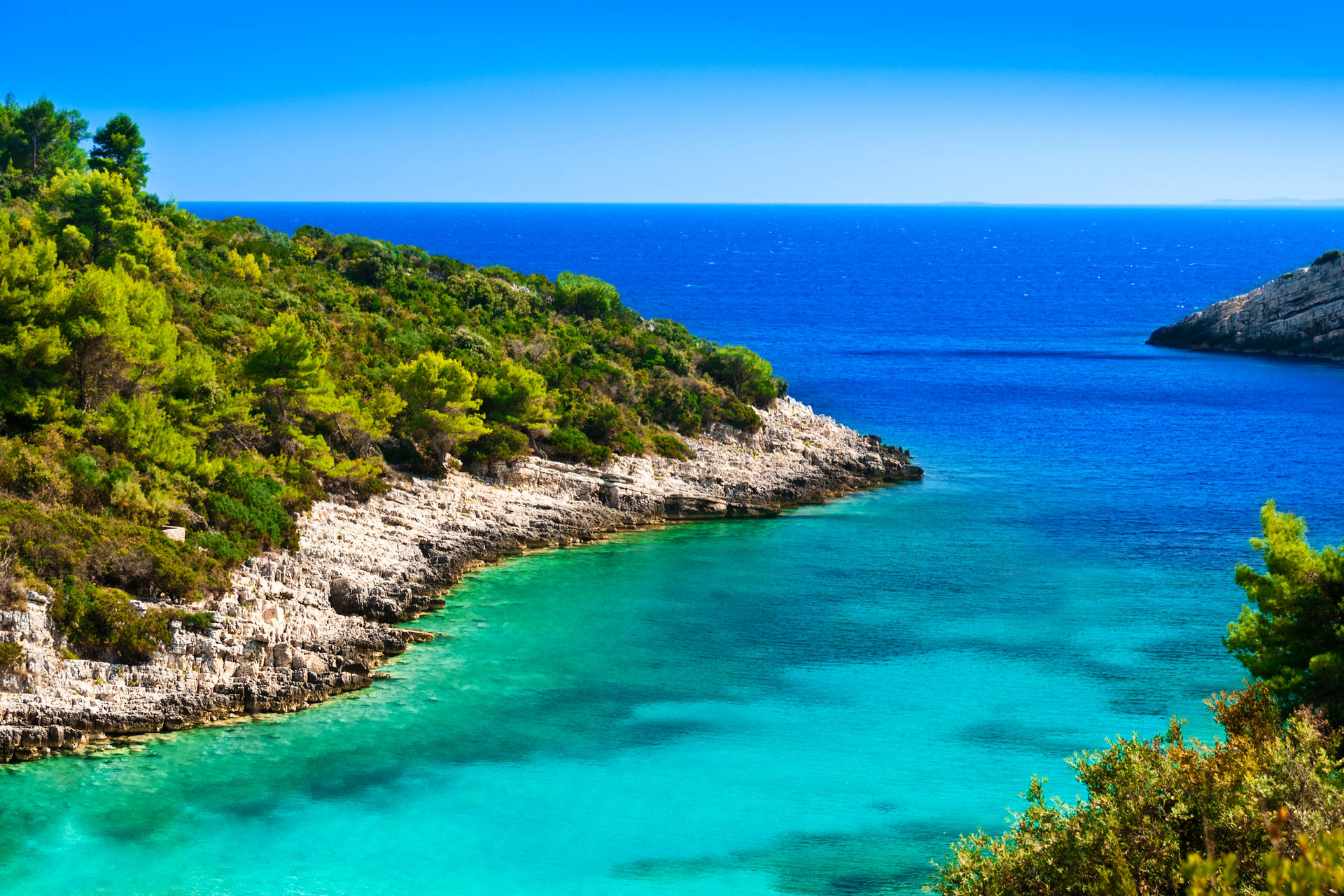 Croatia Žitna Beach Background