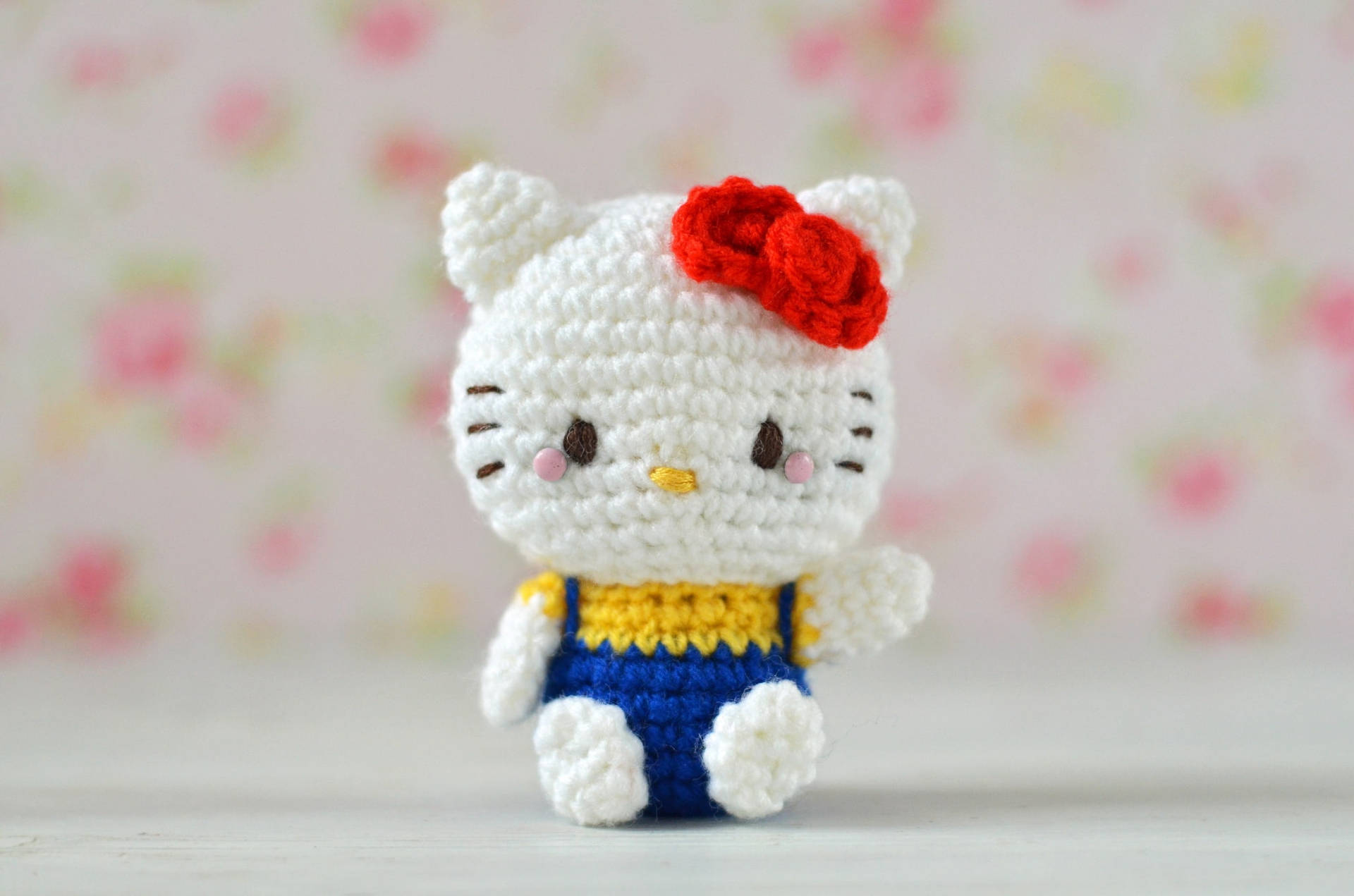 Crochet Doll Hello Kitty Desktop Background