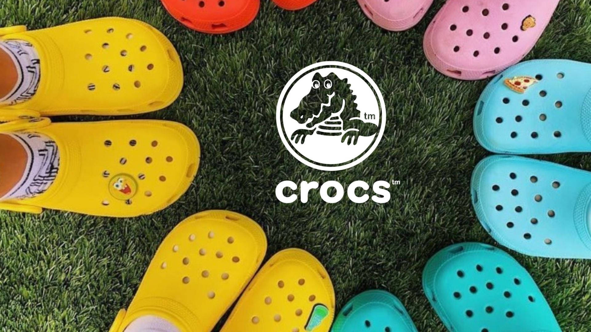 Crocs Footwear Poster Background