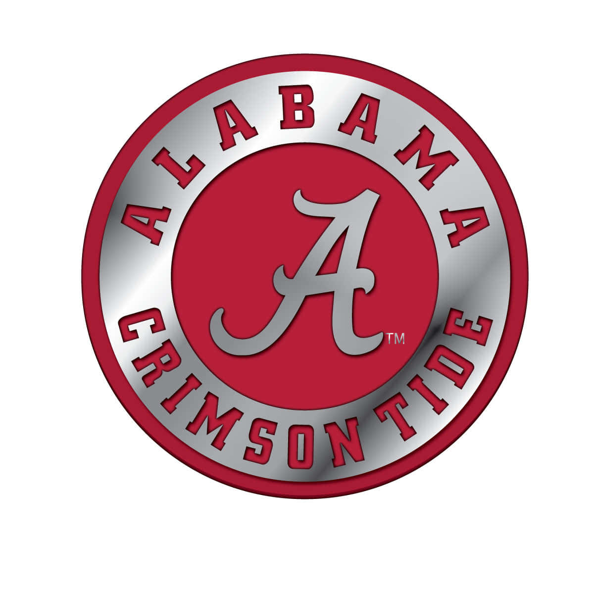 Cropped Alabama Football Logo Background