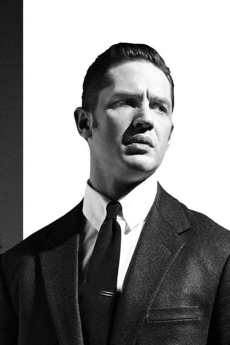 Cropped Movie Poster Of Tom Hardy Background