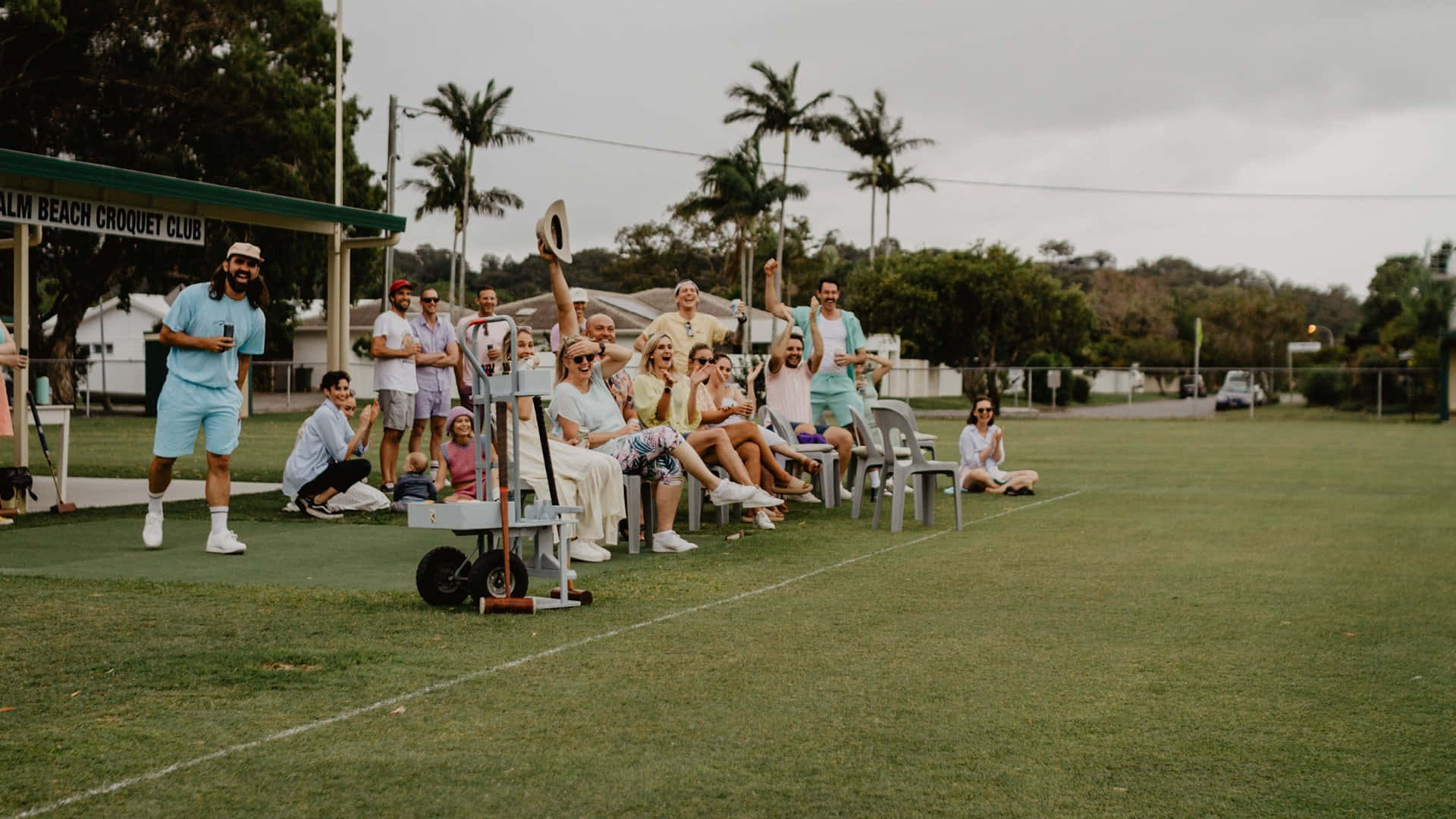 Croquet Game Spectators Cheering.jpg Background