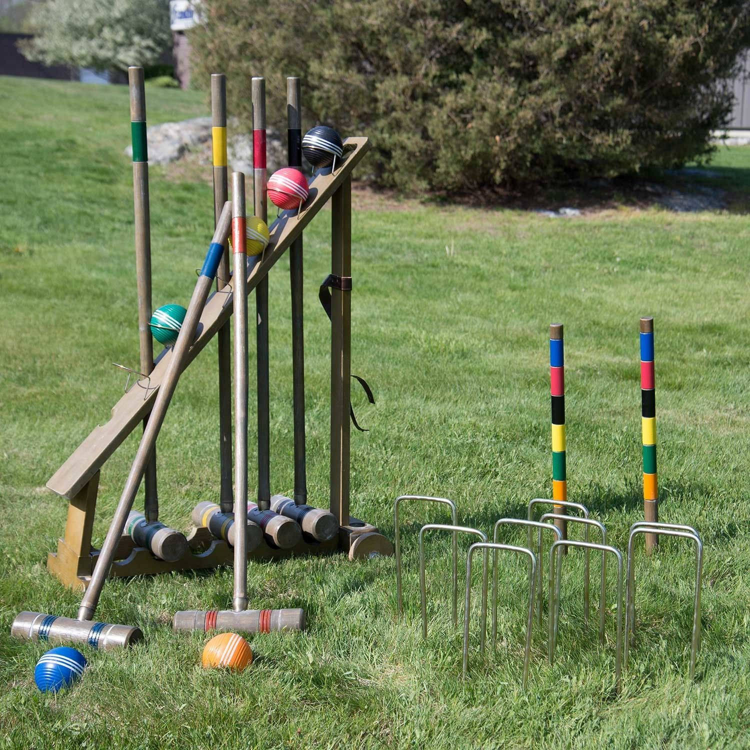 Croquet Mallets Background