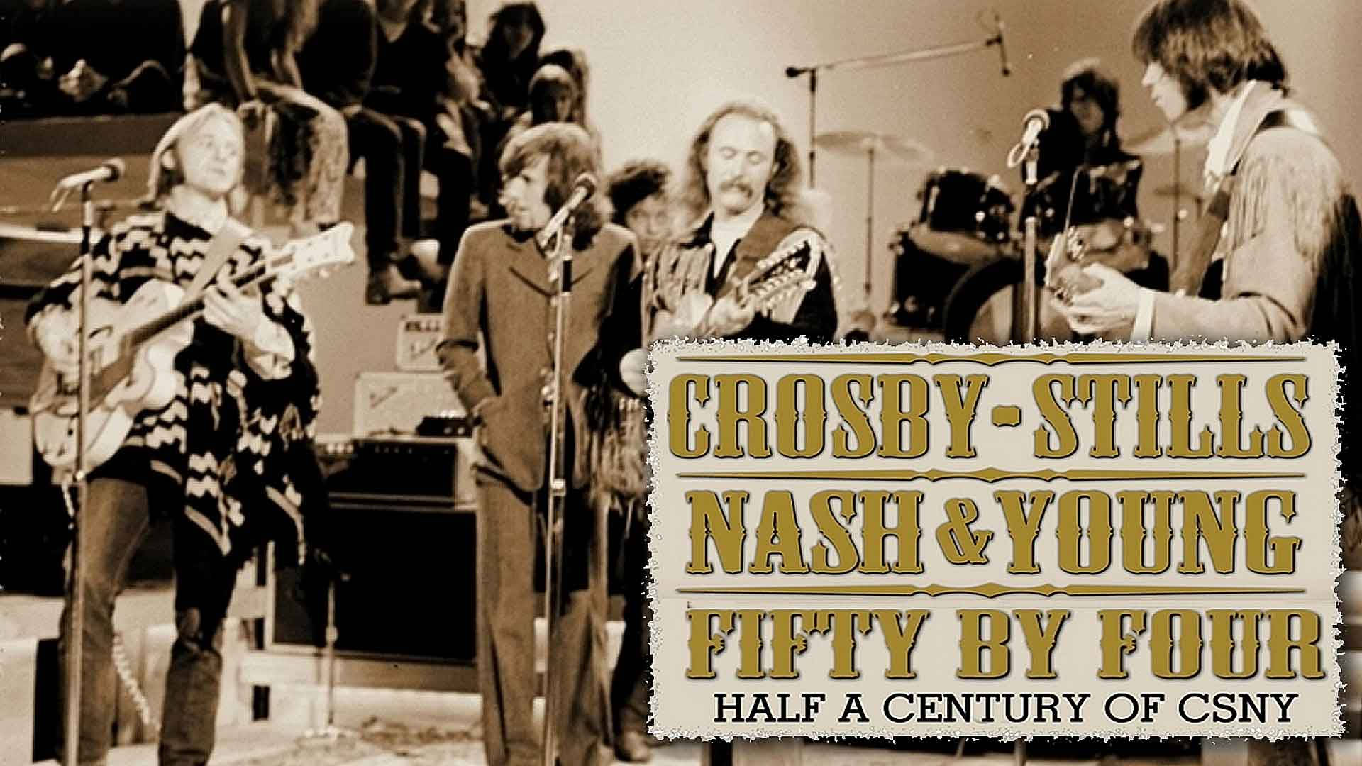 Crosby Stills And Nash Young Fifty By Youth Background