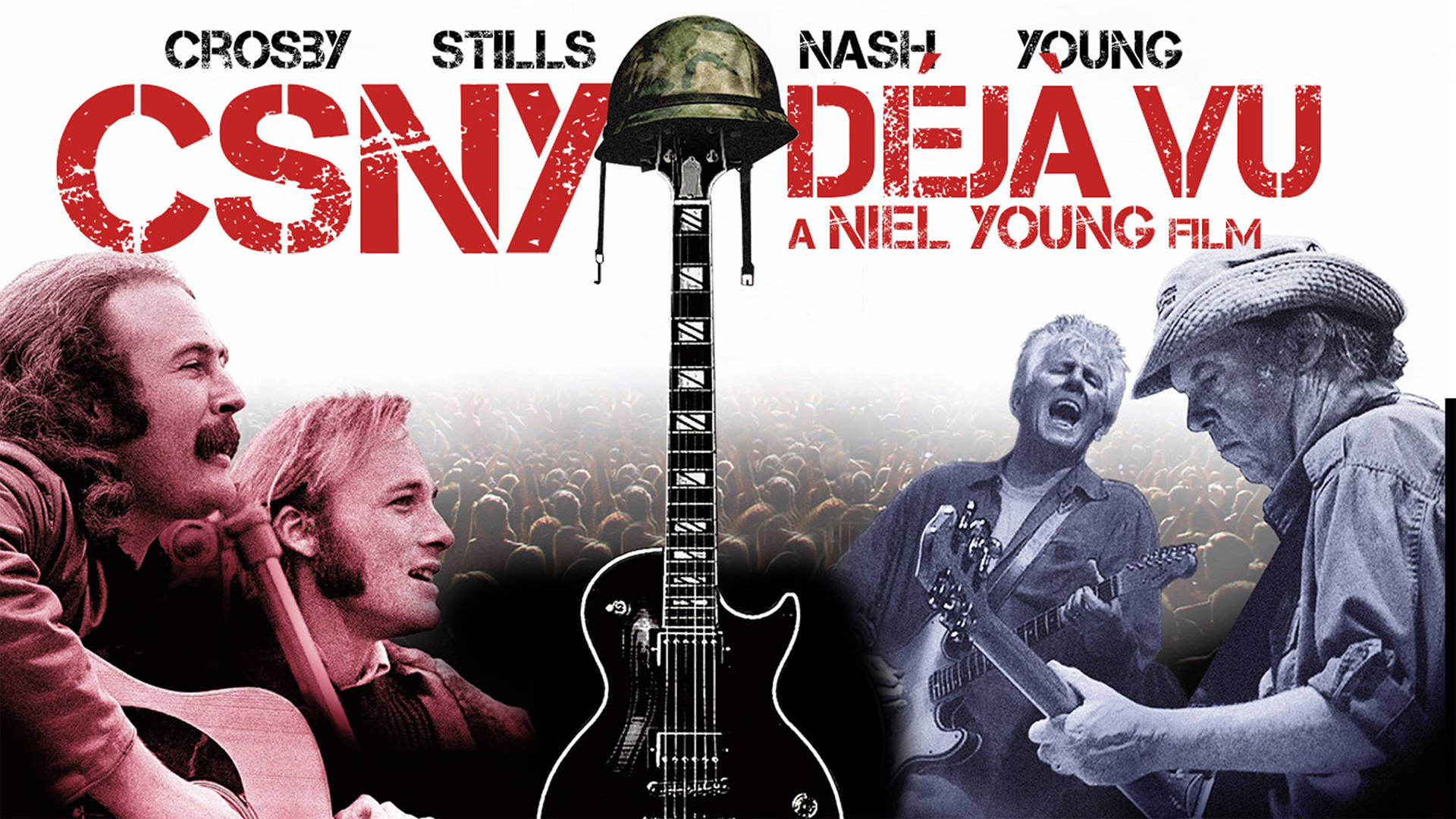 Crosby, Stills, Nash & Young Deja Vu Background