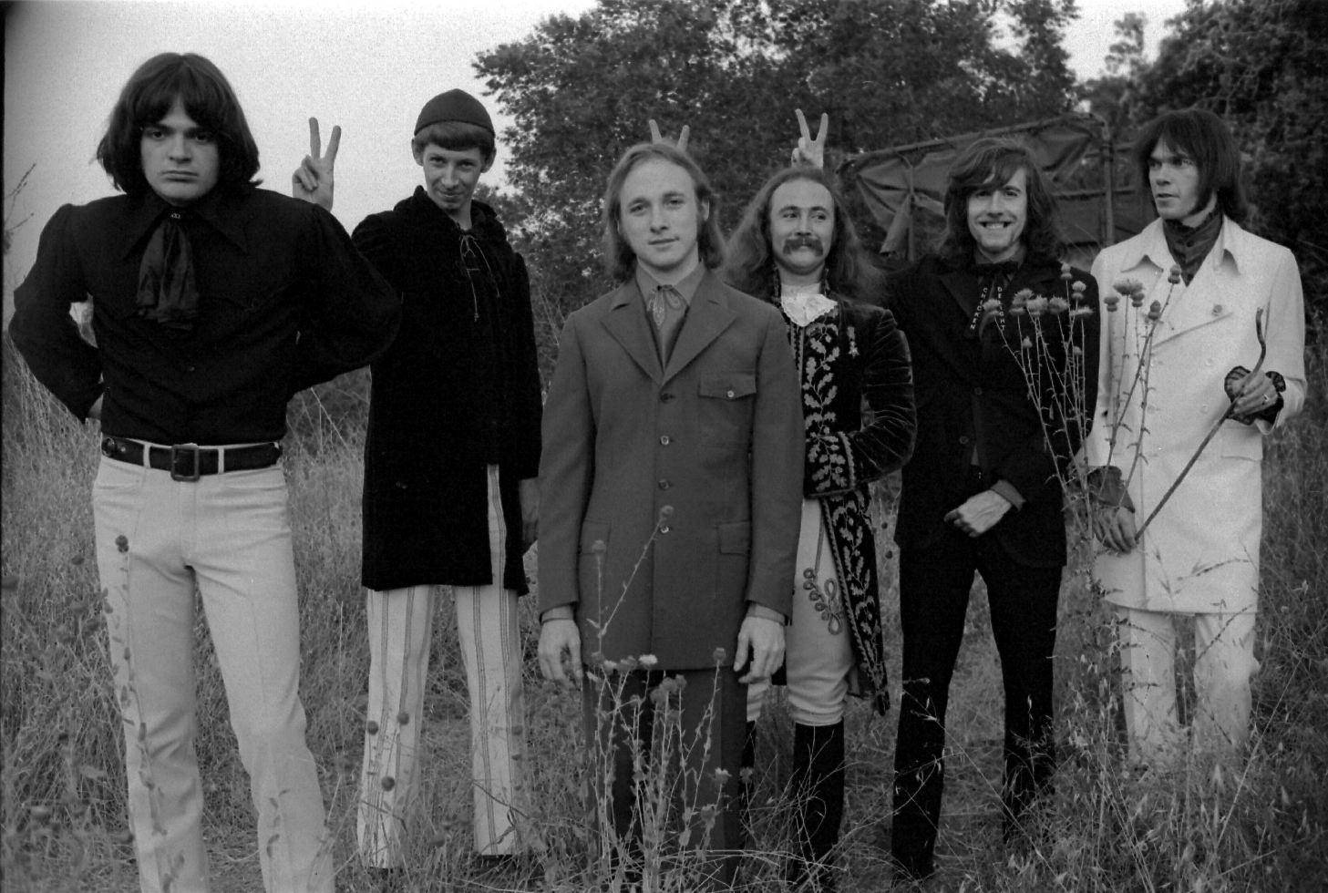 Crosby, Stills, Nash & Young Male Group Background