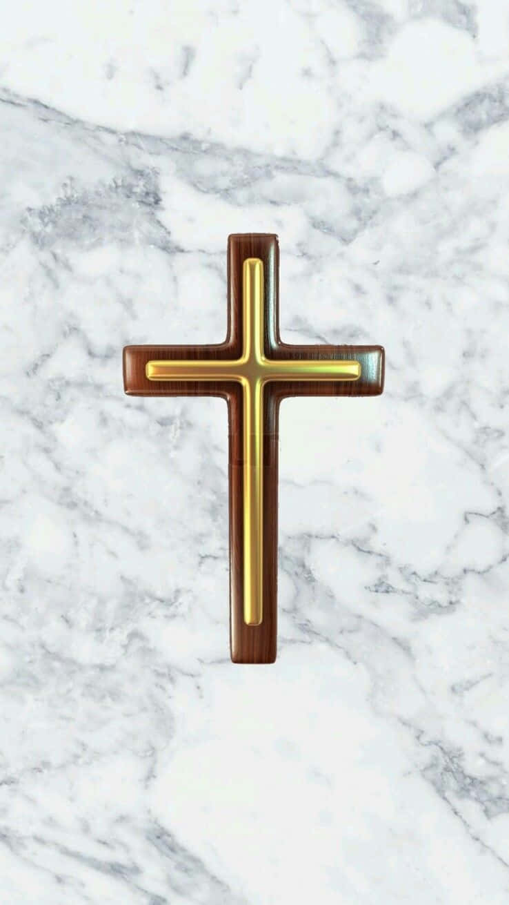 Cross Symbolizing New Beginnings Background