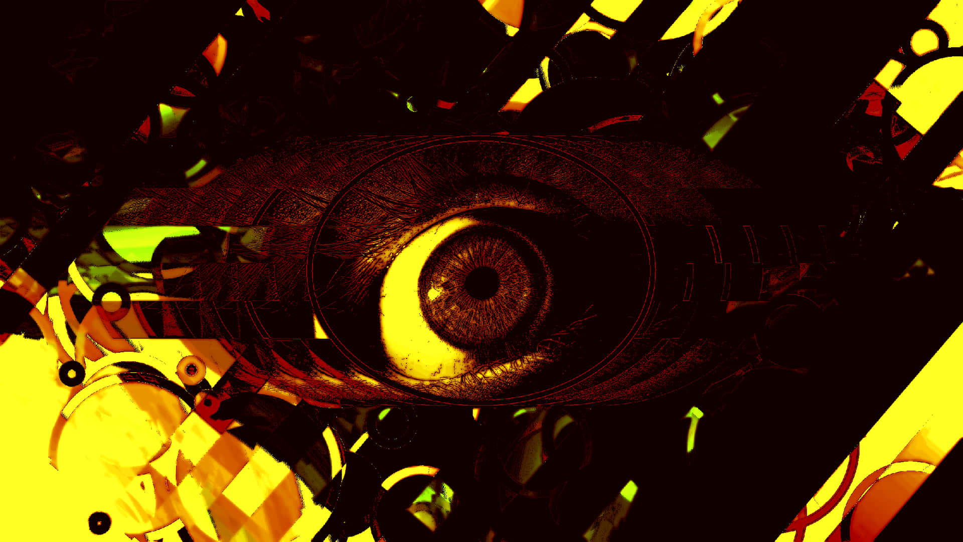 Cross The Border From Reality And Dive Into The World Of Dark Psychedelic Background