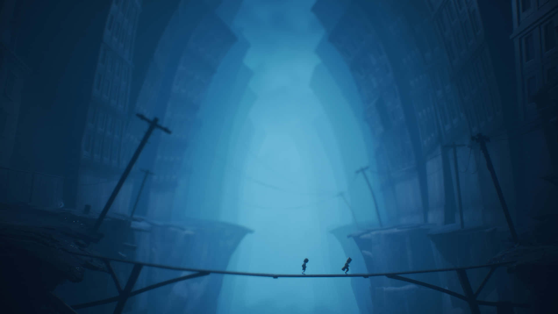 Crossing Bridge In Little Nightmares Ii 4k Background