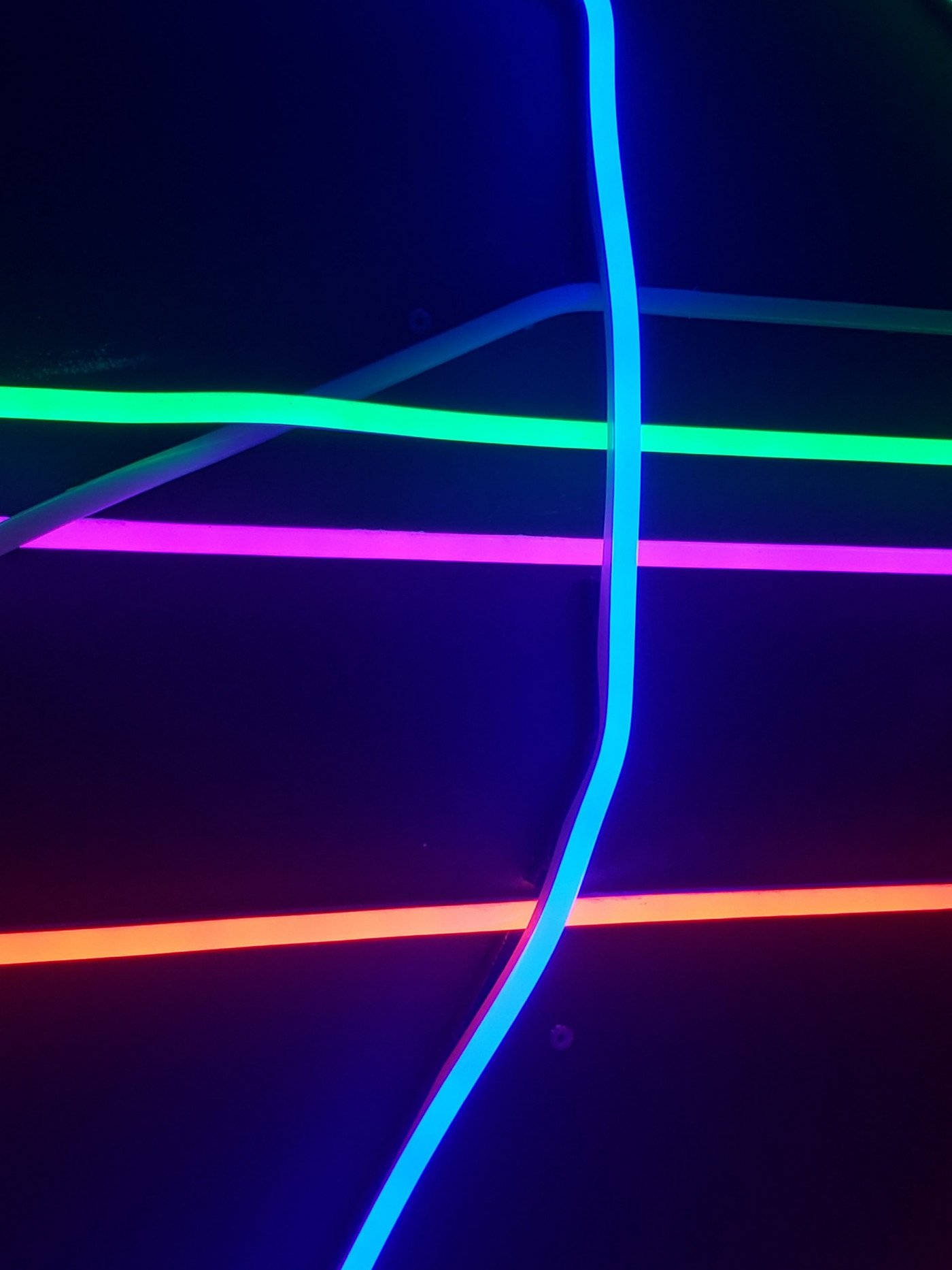 Crossing Neon Light Background