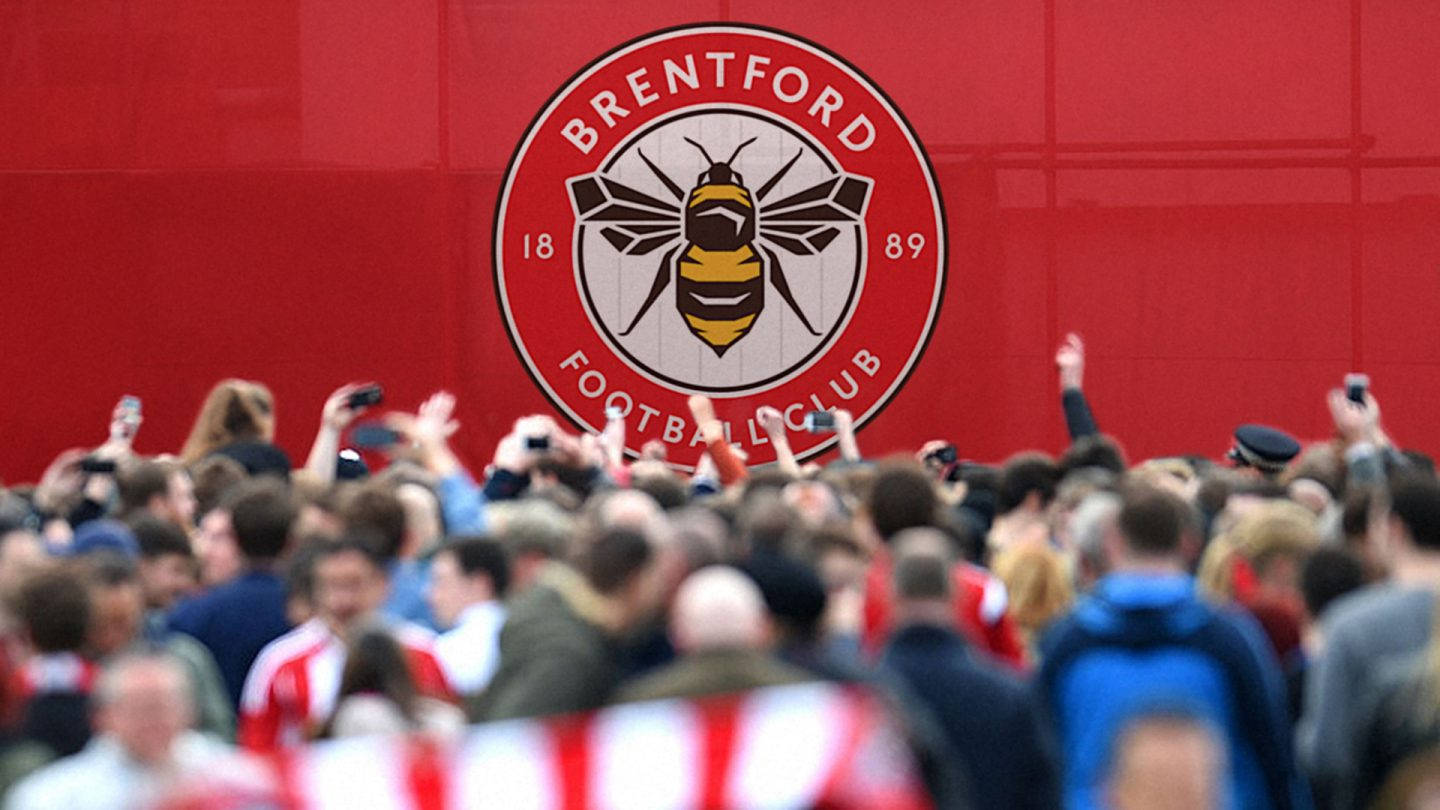 Crowd Cheering For Brentford Fc Background