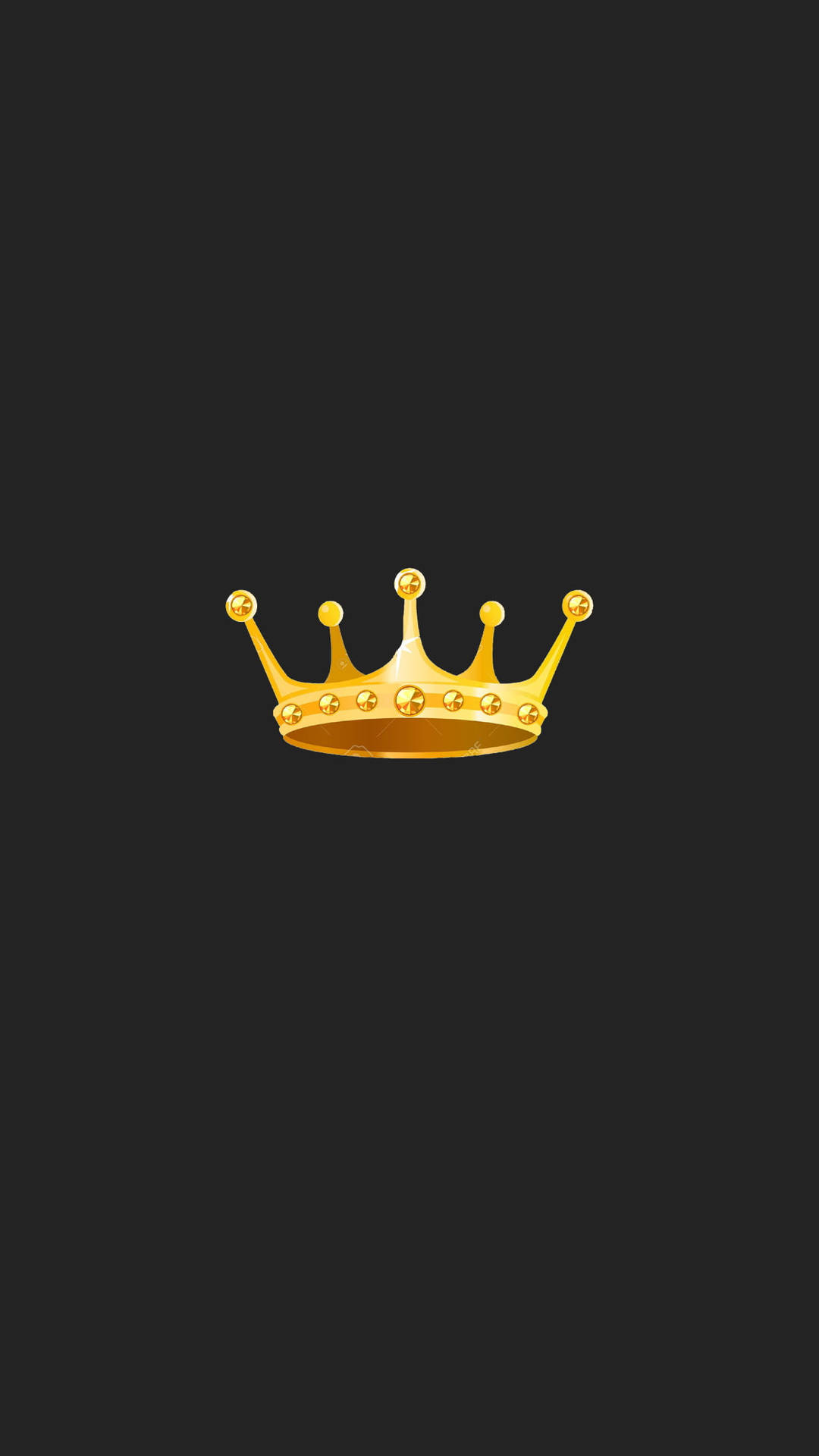 Crown With Long Tips Black Queen Background