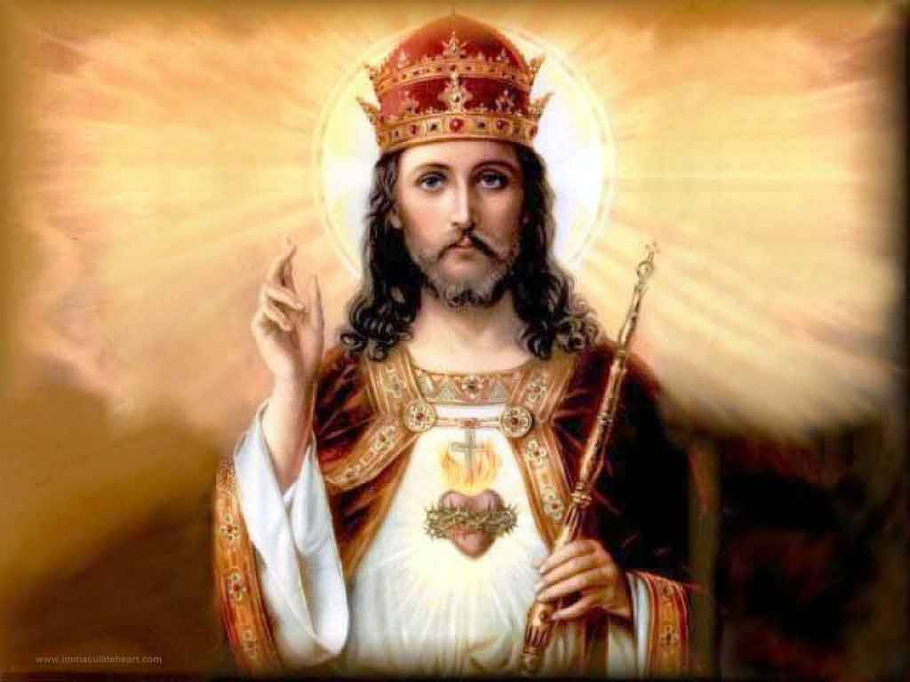 Crowned Christ God Laptop