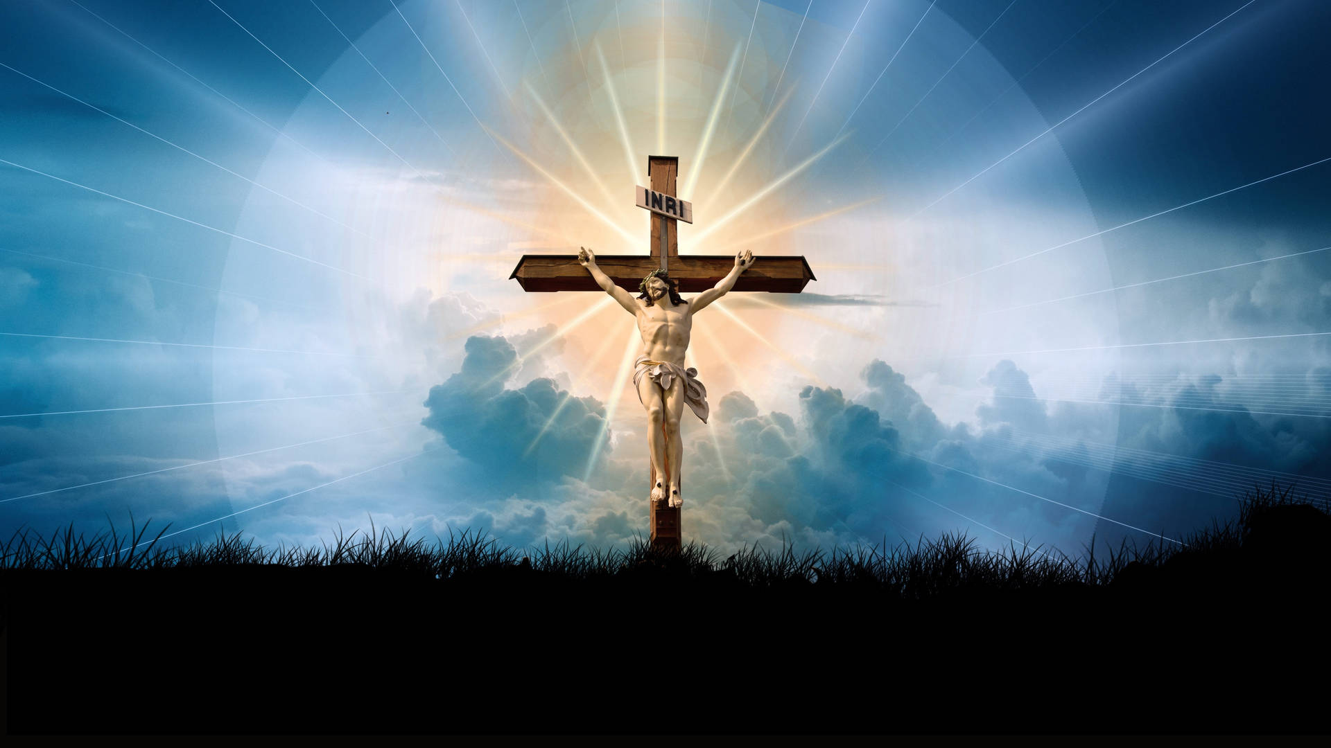 Crucified Jesus Christ Star