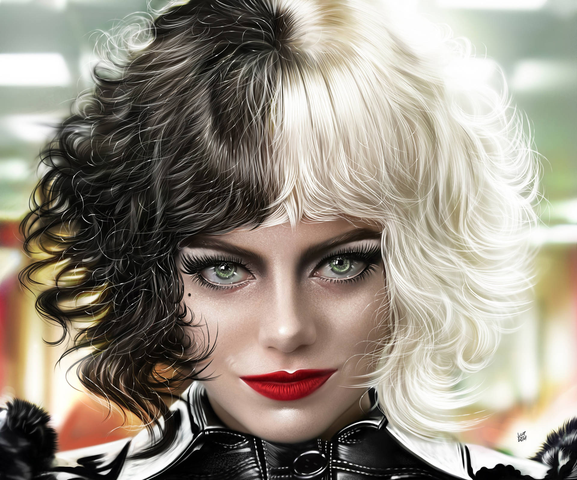 Cruella 2021 Two-toned Hair