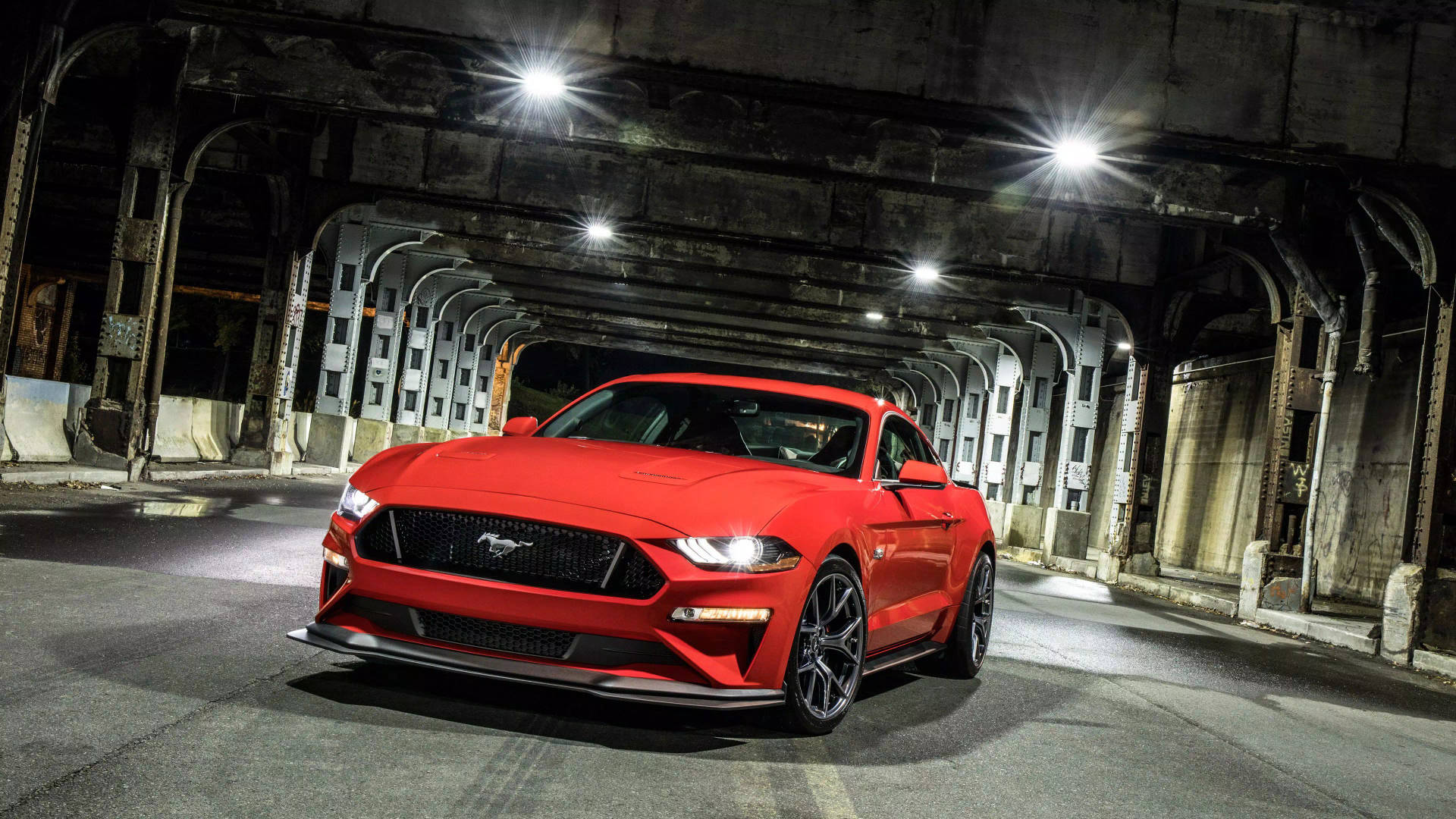 Cruise In Style In A Cool Mustang Background