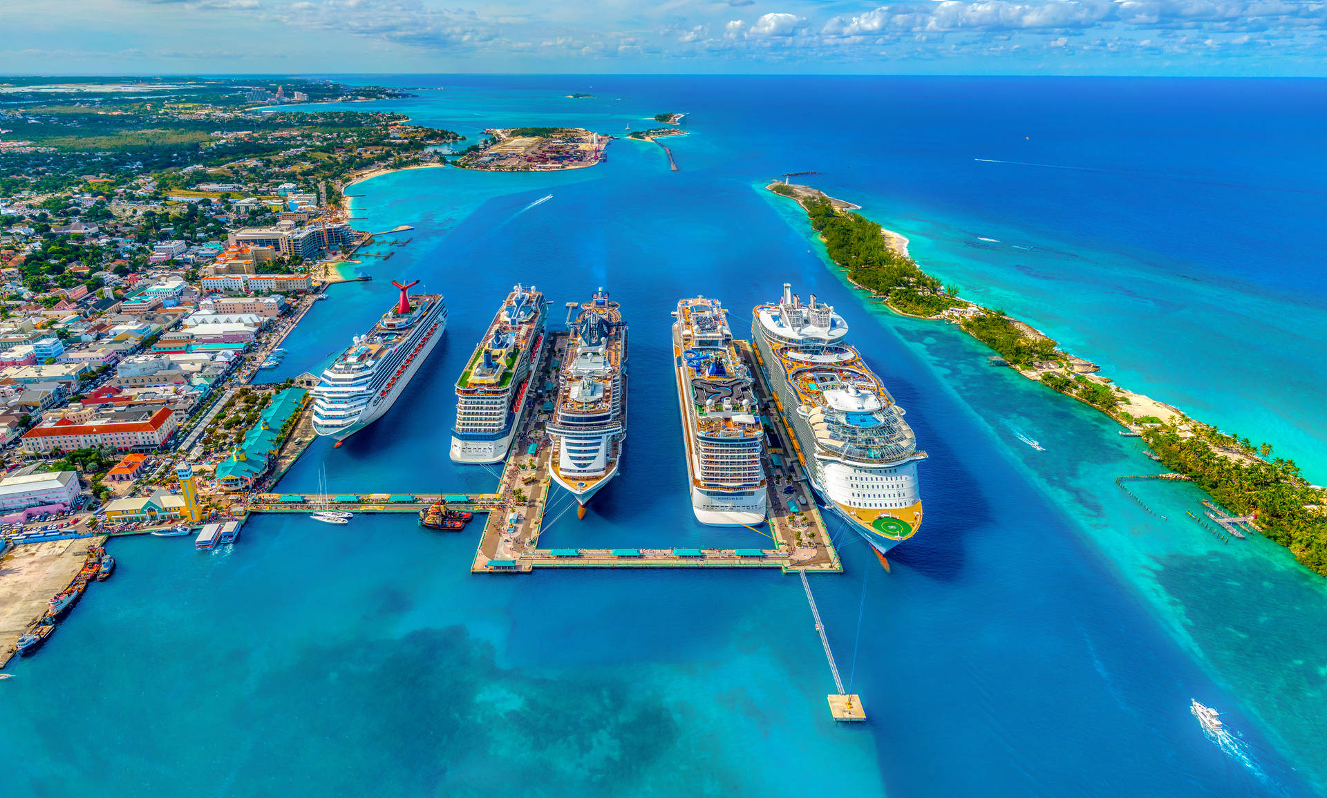 Cruise Ship Bahamas Port Background