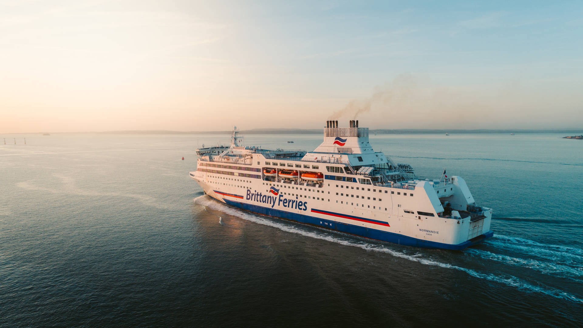 Cruise Ship Brittany Ferries Background
