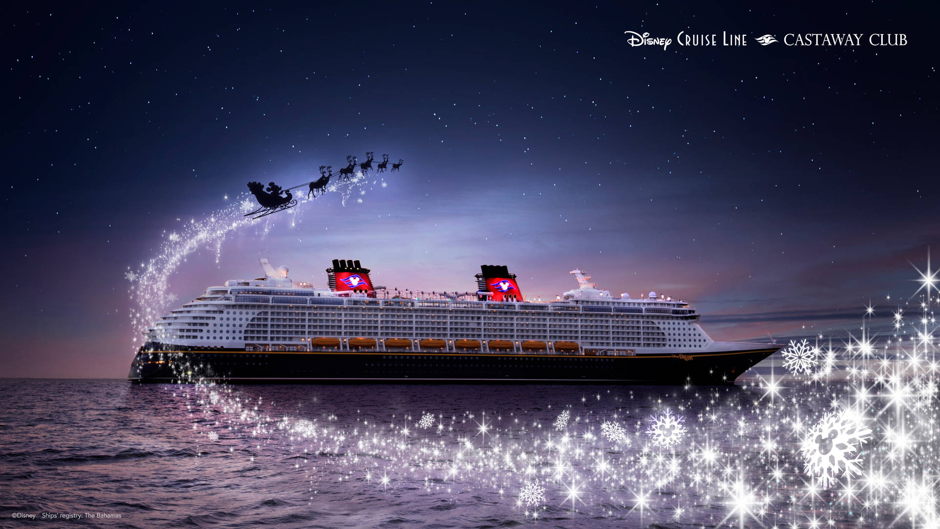 Cruise Ship Disney Magic Background