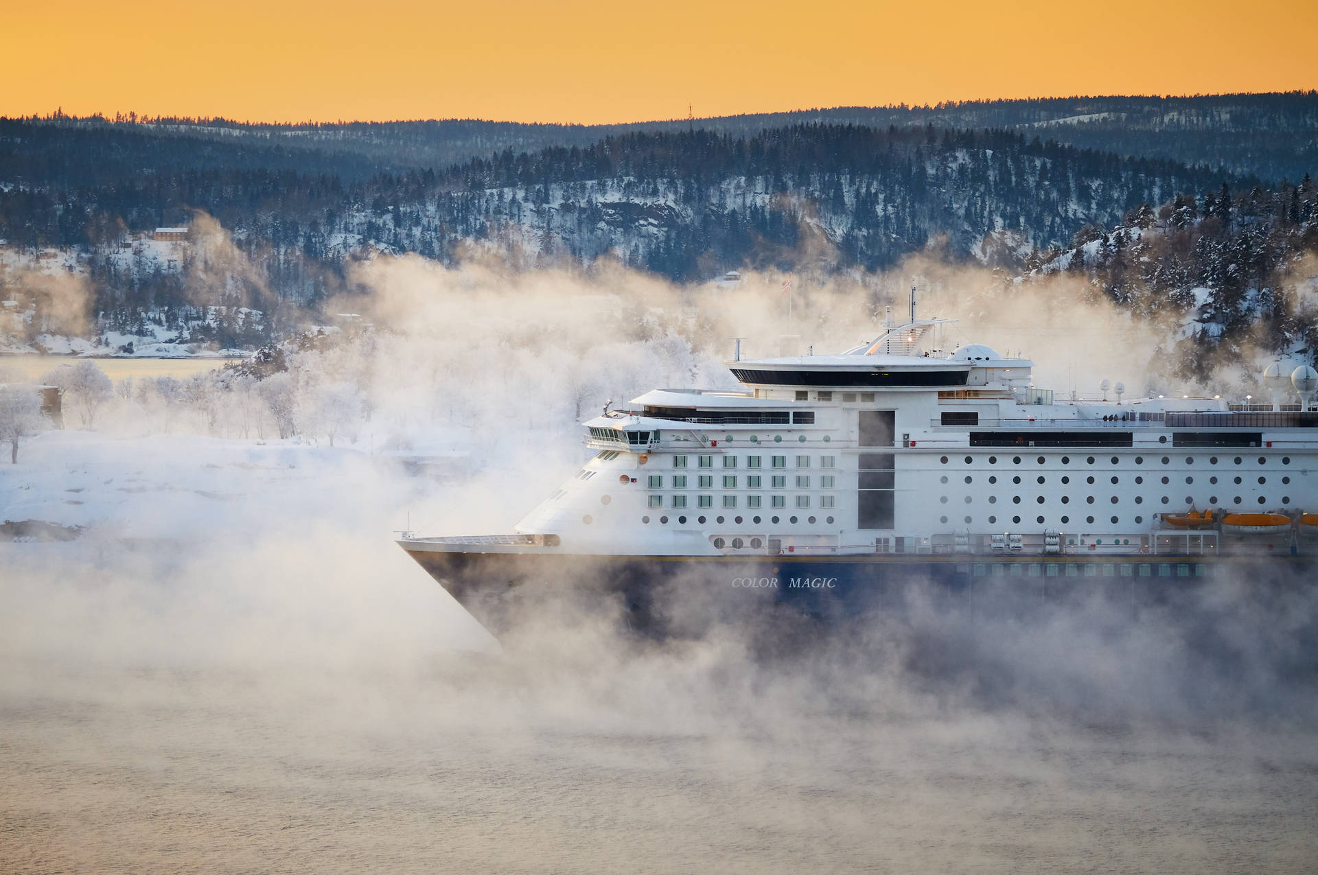 Cruise Ship In Nordic Region