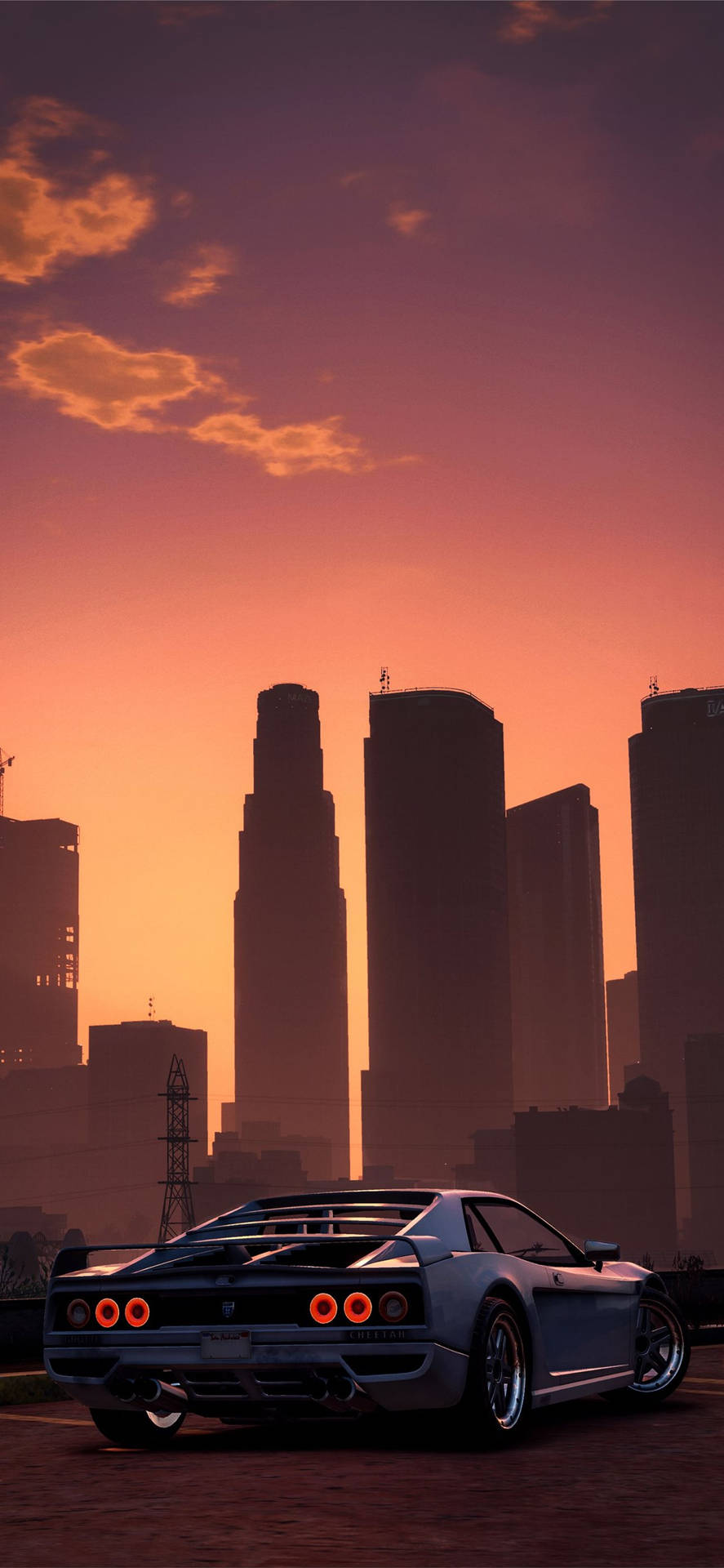 Cruise The City In Style With Gta 5 On Your Iphone Background