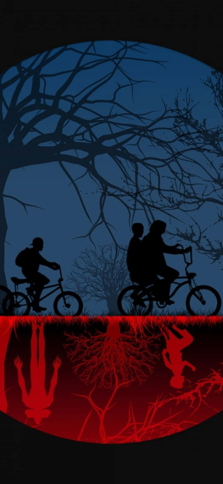“cruising Around Town On The Stranger Things Bike.” Background