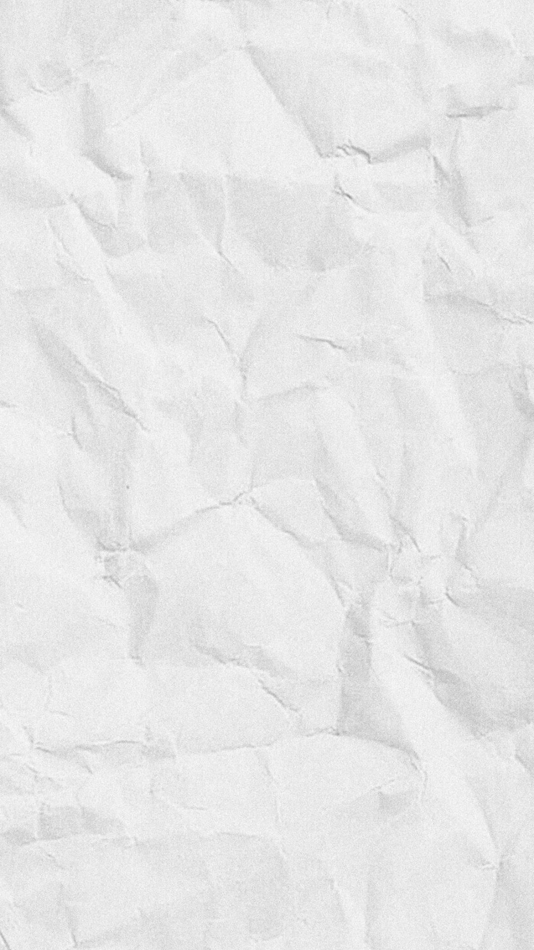 Crumpled Aesthetic White Paper Background