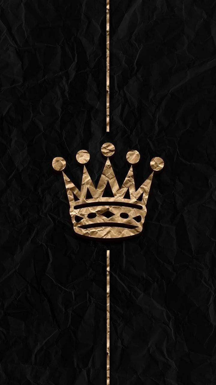 Crumpled Crown King Iphone Background