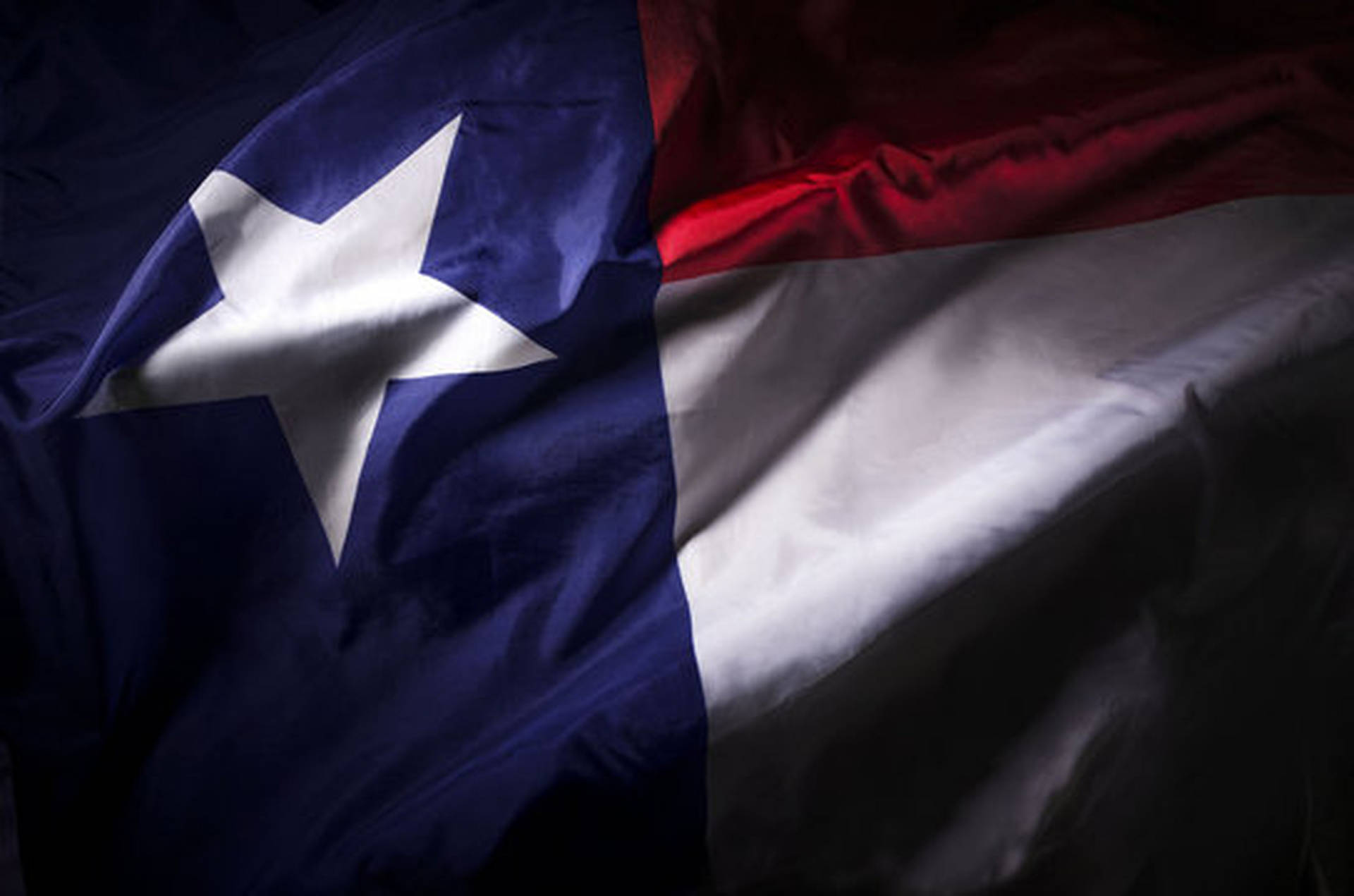 Crumpled Texas Flag Background