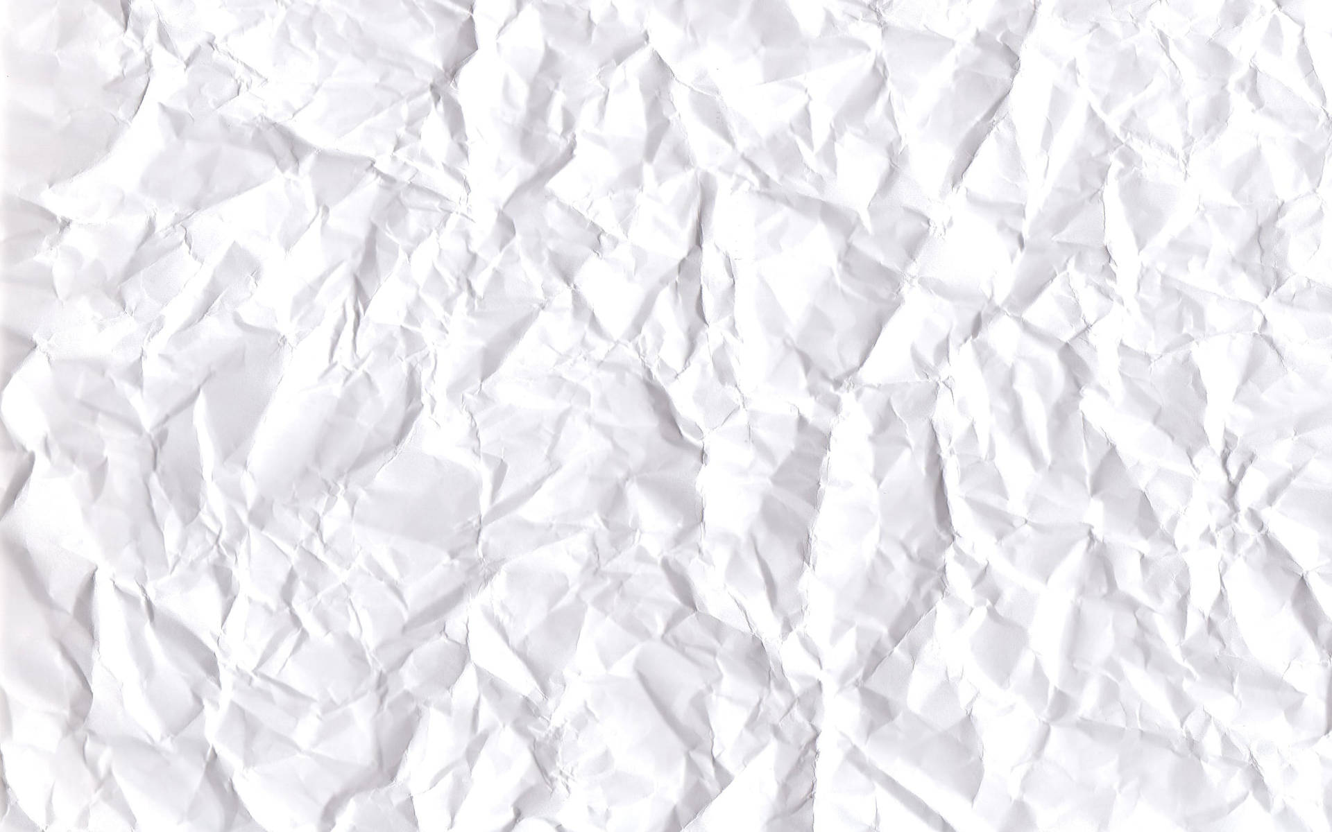 Crumpled White Paper Presentation Background