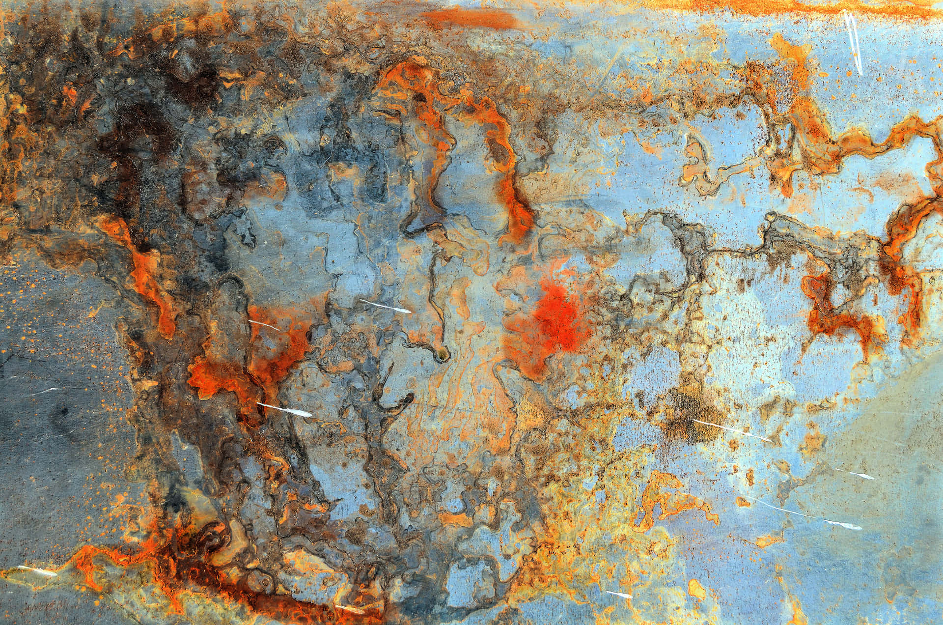Crusty Rust Paint Background