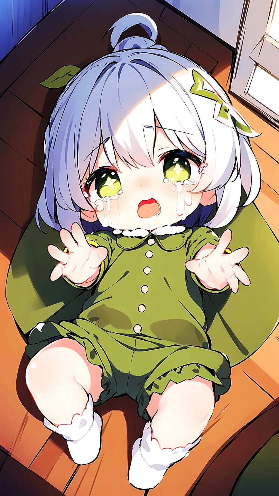 Crying Anime Child Illustration