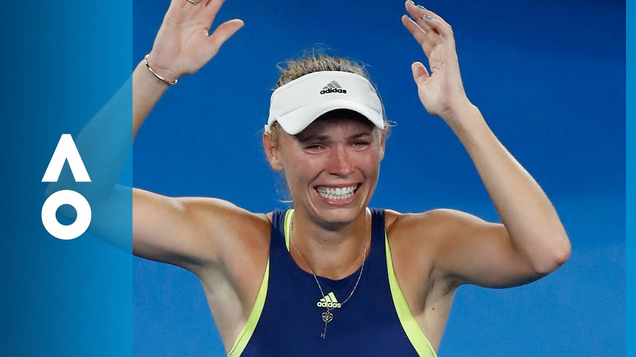 Crying Caroline Wozniacki